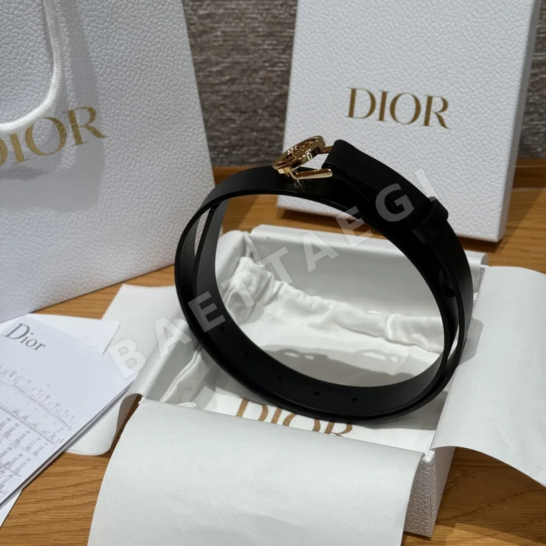 디올 소가죽 CD 버클 벨트 상세 이미지 3