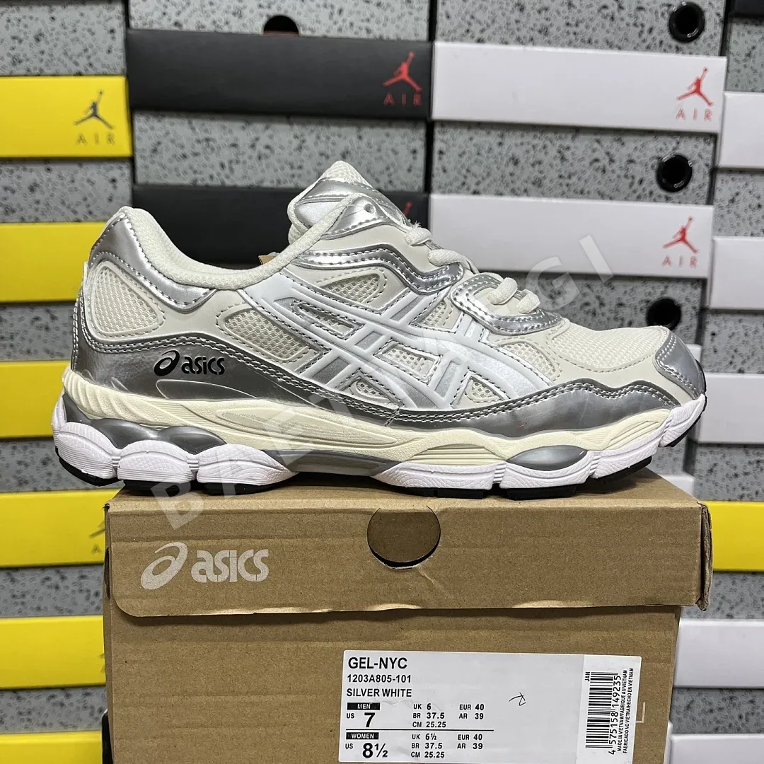 아식스 [RT] 젤 NYC 1203A805-101 200368 Asics Gel-NYC Cream Pure Silver