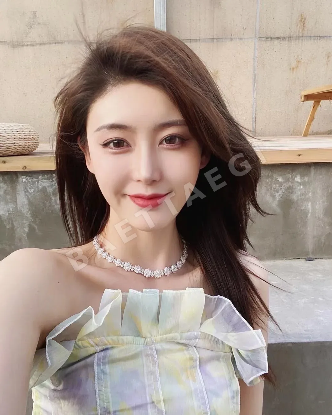 해리윈스턴 해바라기 모티브 실버 목걸이 상세 이미지 2