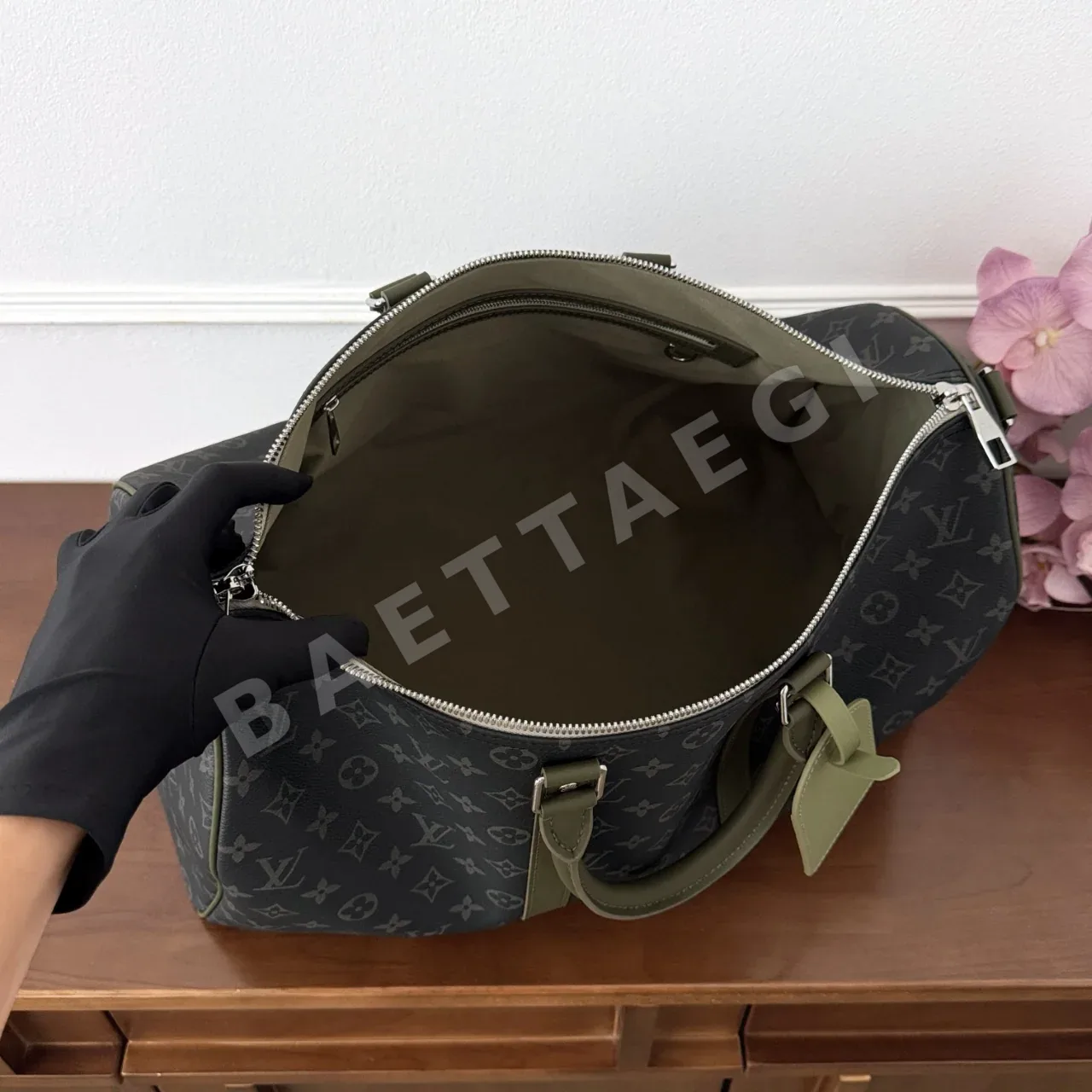 루이비통 키폴 45 블랙 플라워 가방 M28837 상세 이미지 9