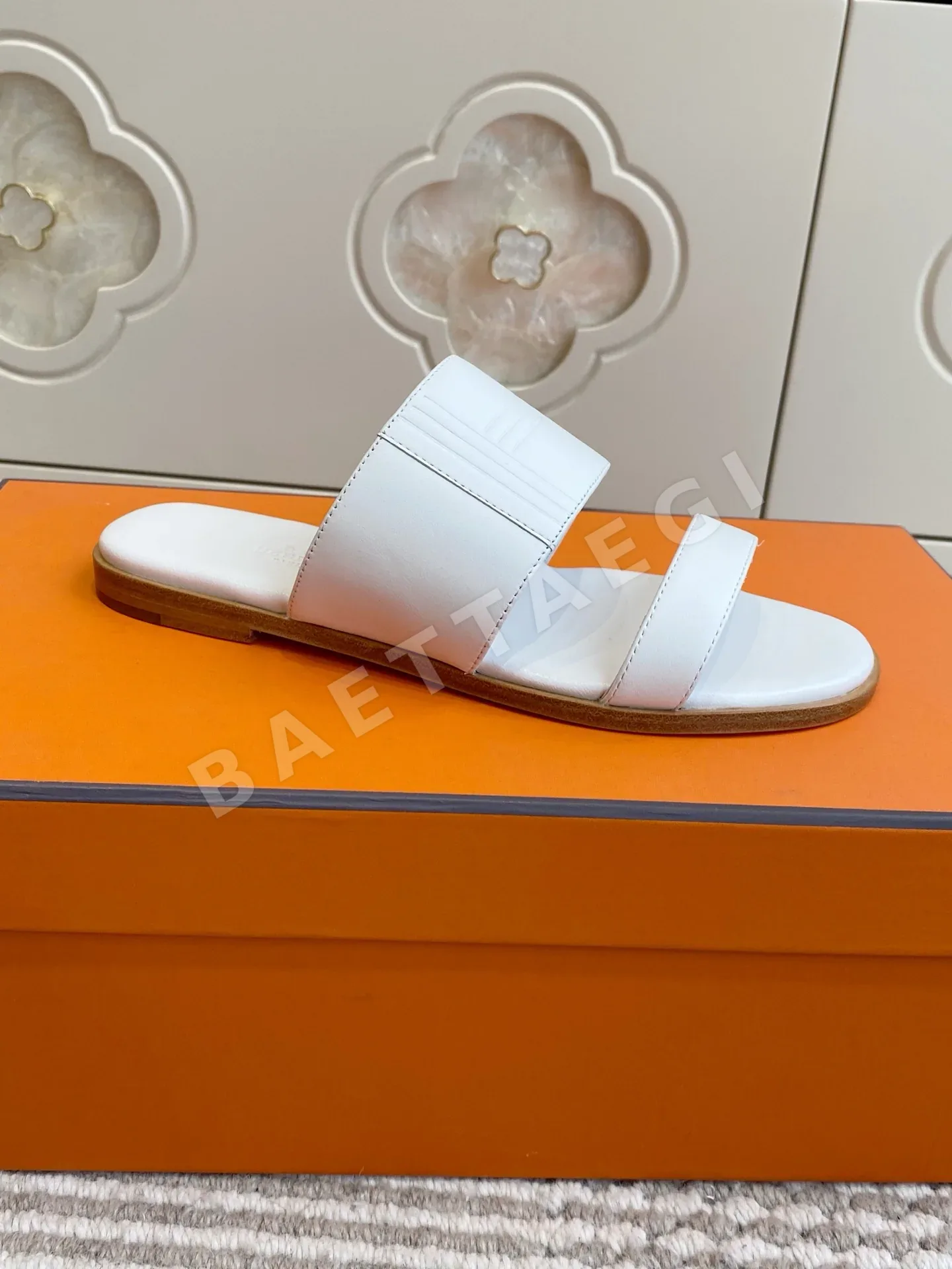 에르메스 모나 더블 스트랩 샌들 상세 이미지 5