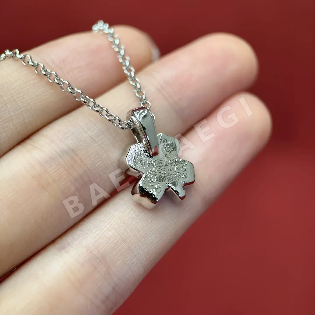 샤넬 네 잎 클로버 더블 C 장식 목걸이 상세 이미지 6