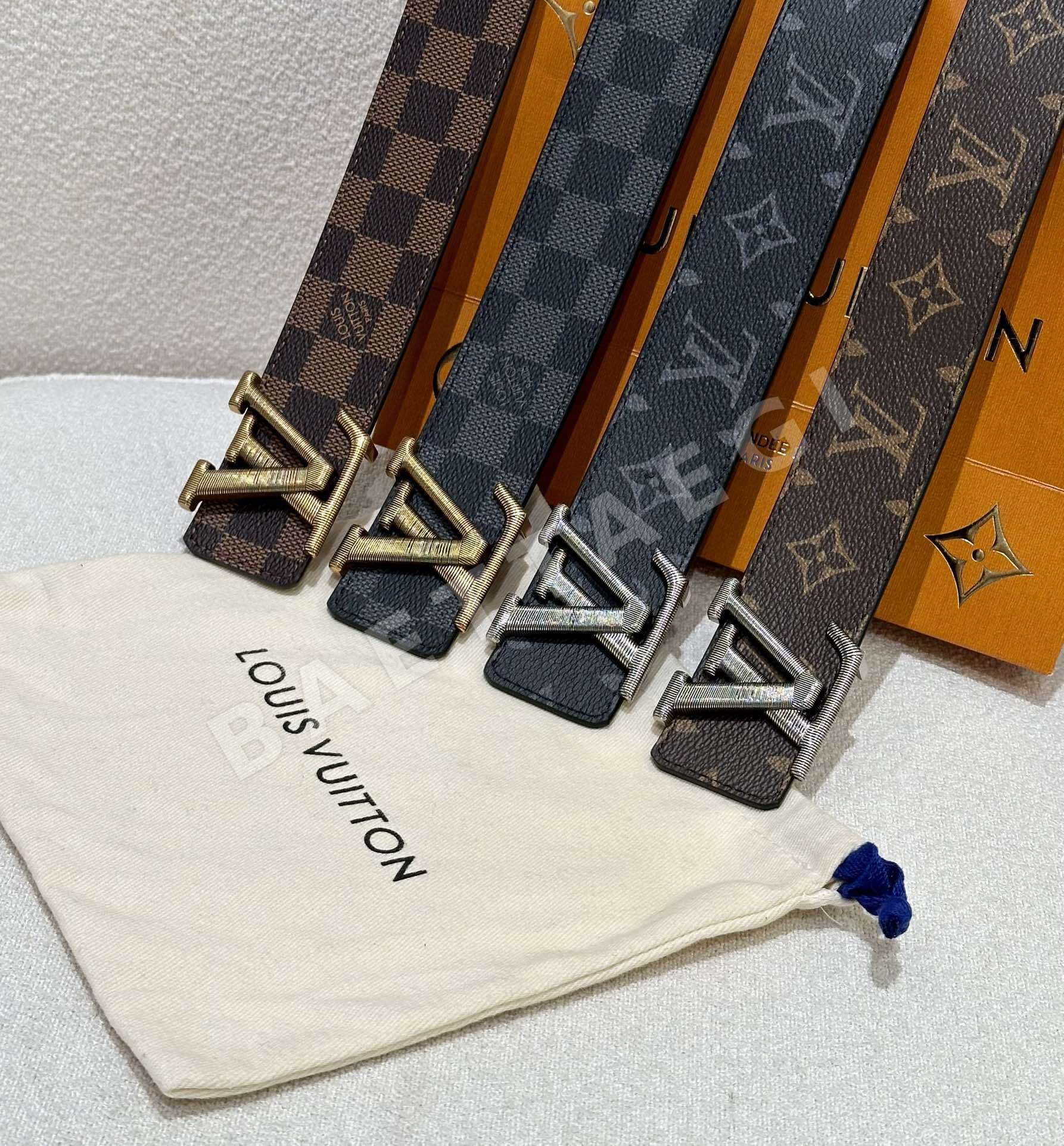 루이비통 모노그램 캔버스 양면 벨트 상세 이미지 5
