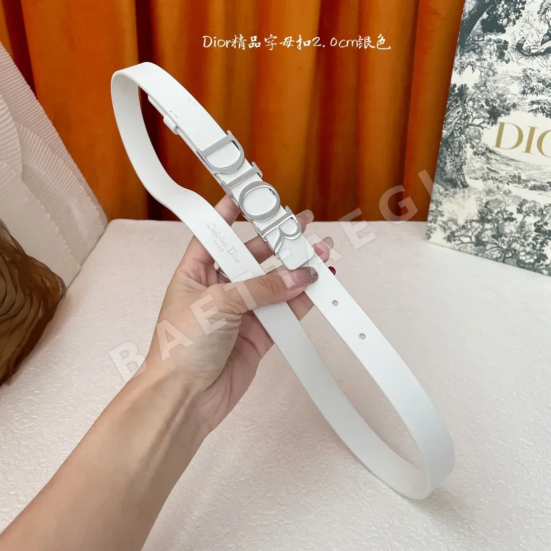 디올 송아지가죽 벨트 59798