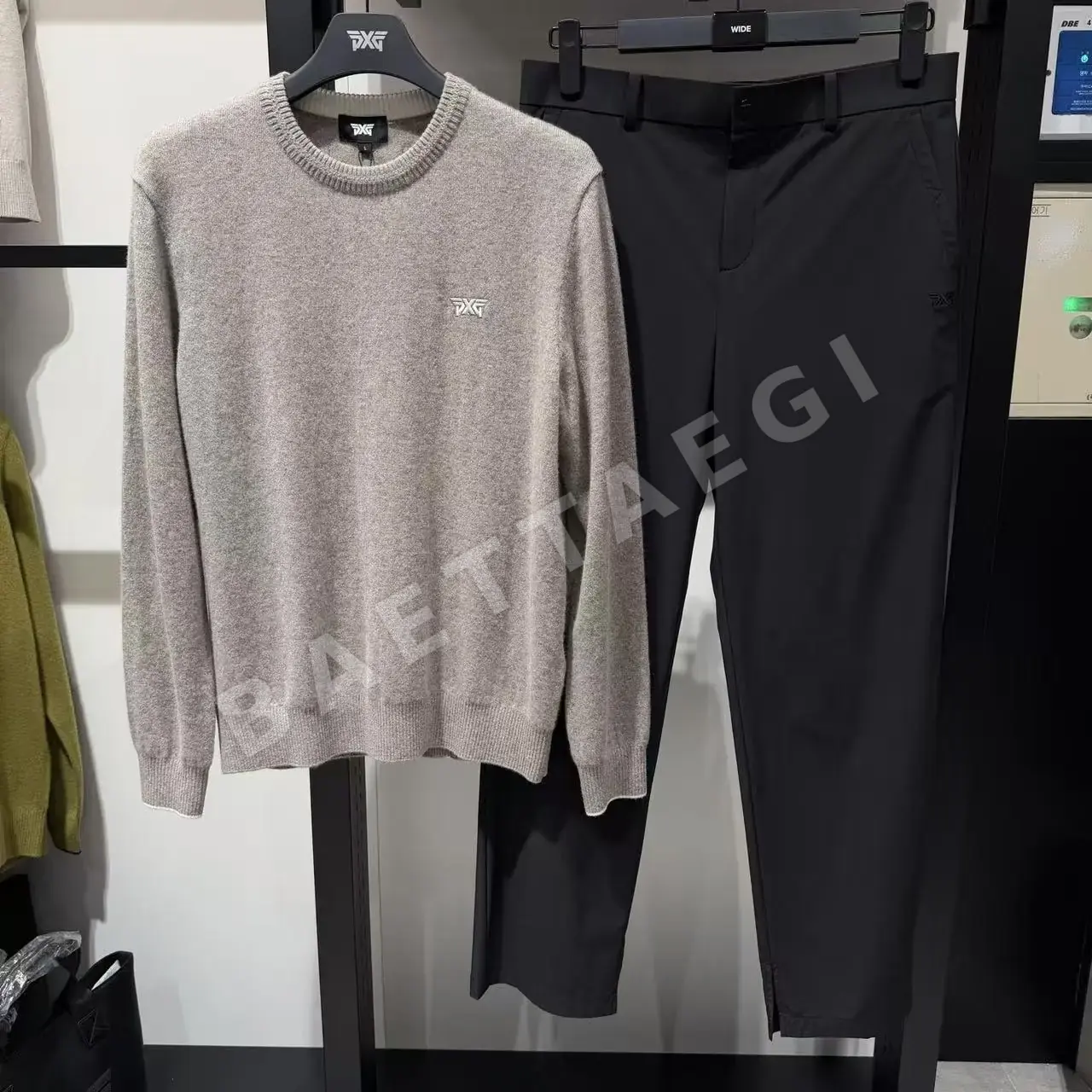 PXG 크루넥 울 스웨터 남성 골프웨어 상세 이미지 7