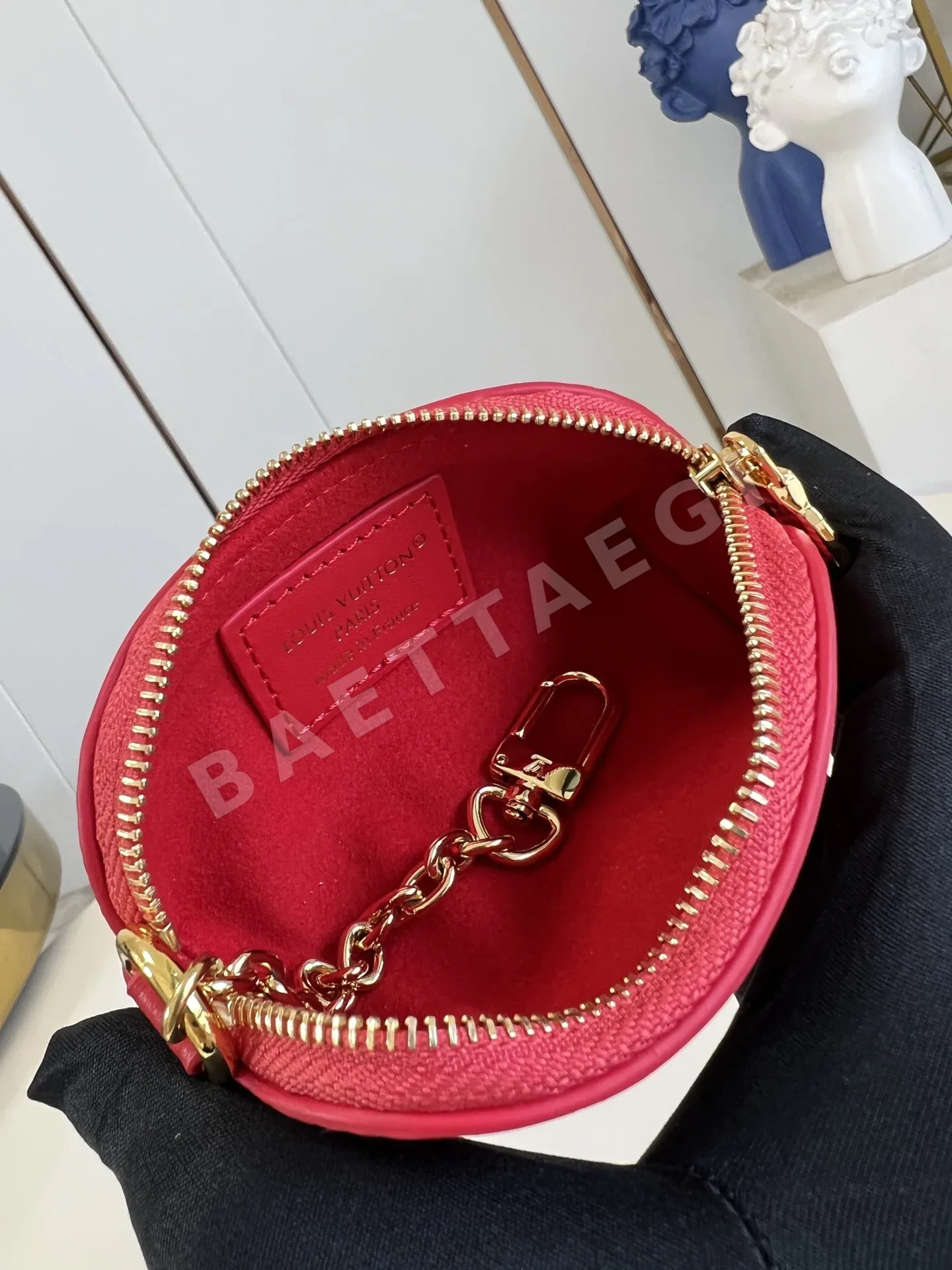루이비통 레드 미니 메이크업 파우치 M25687 가방 상세 이미지 8