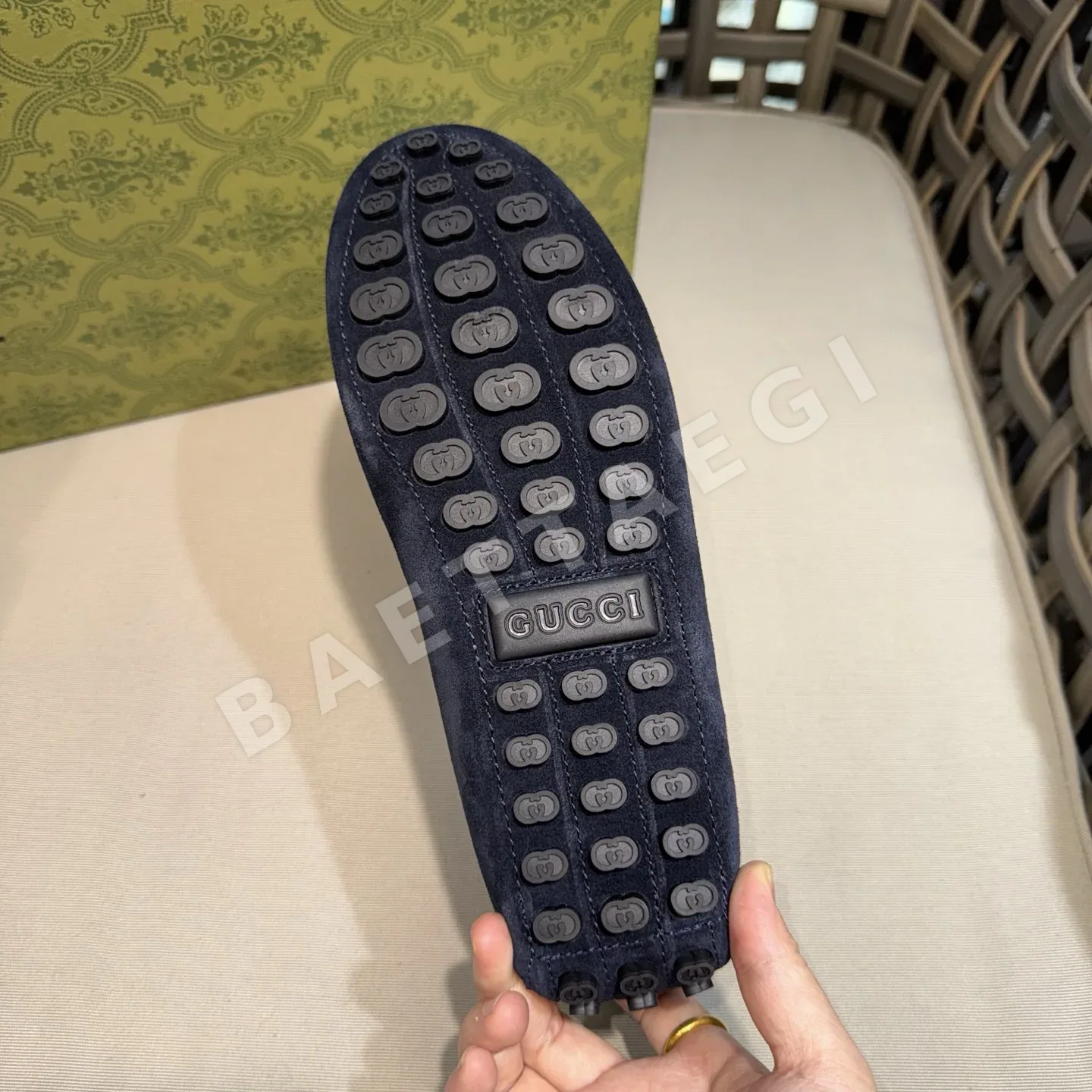 구찌 홀스빗 로퍼 남성 가죽 장식 상세 이미지 9
