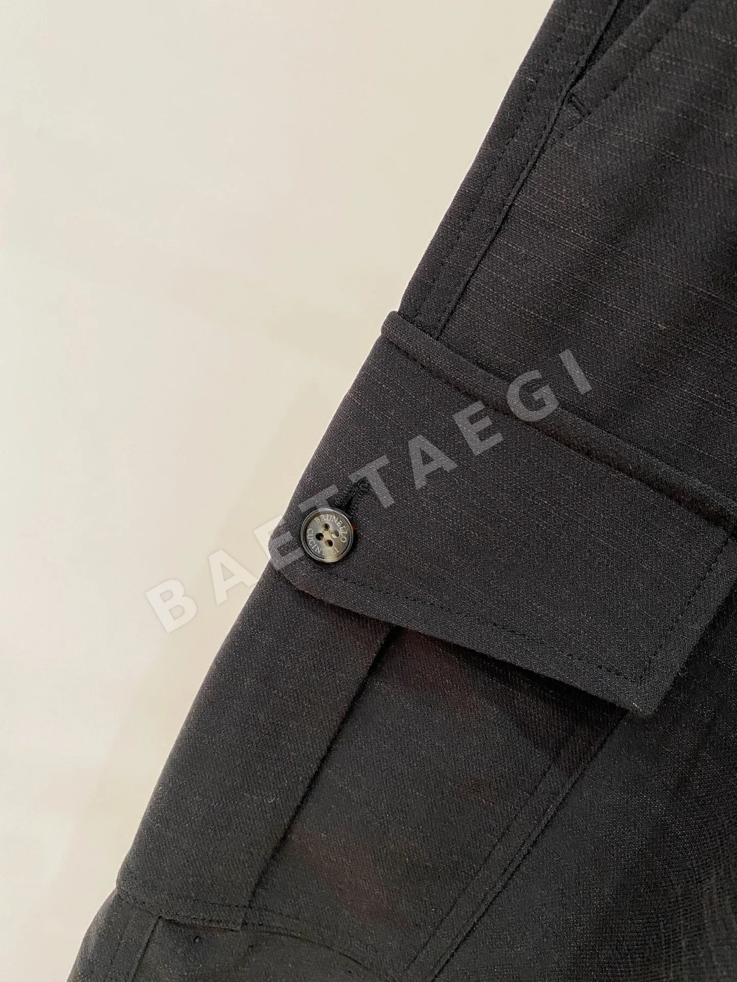 브루넬로쿠치넬리 텐셀 울 남성 반바지 상세 이미지 7