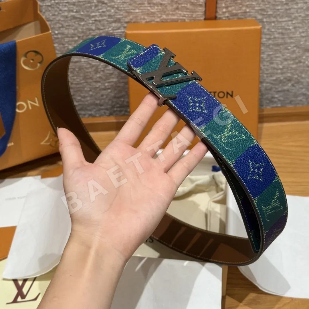 루이비통 오리지널스 컬리지 모노그램 헤리티지 리버시블 벨트 상세 이미지 4