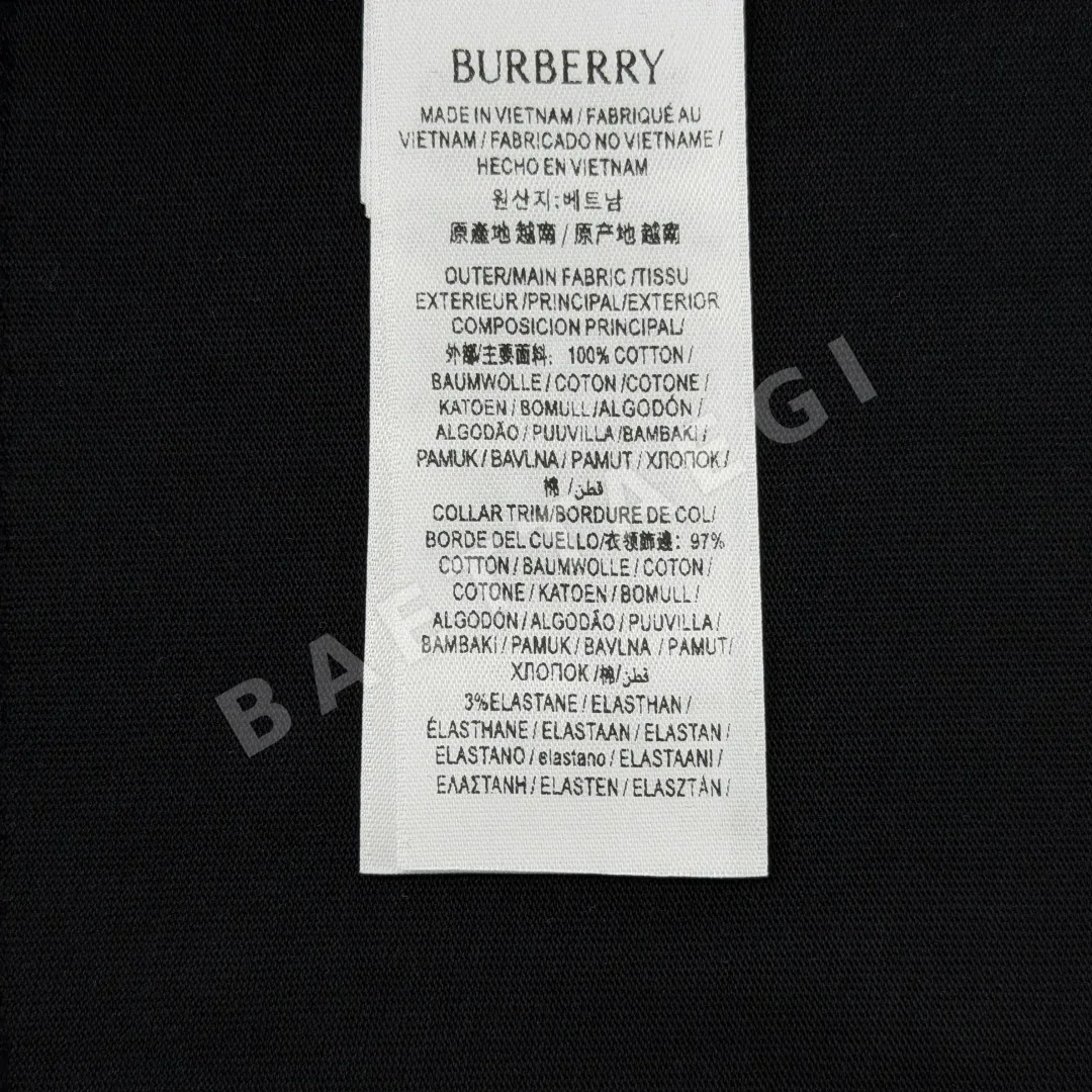 버버리 로고 프린트 남성 반팔 티셔츠 상세 이미지 9