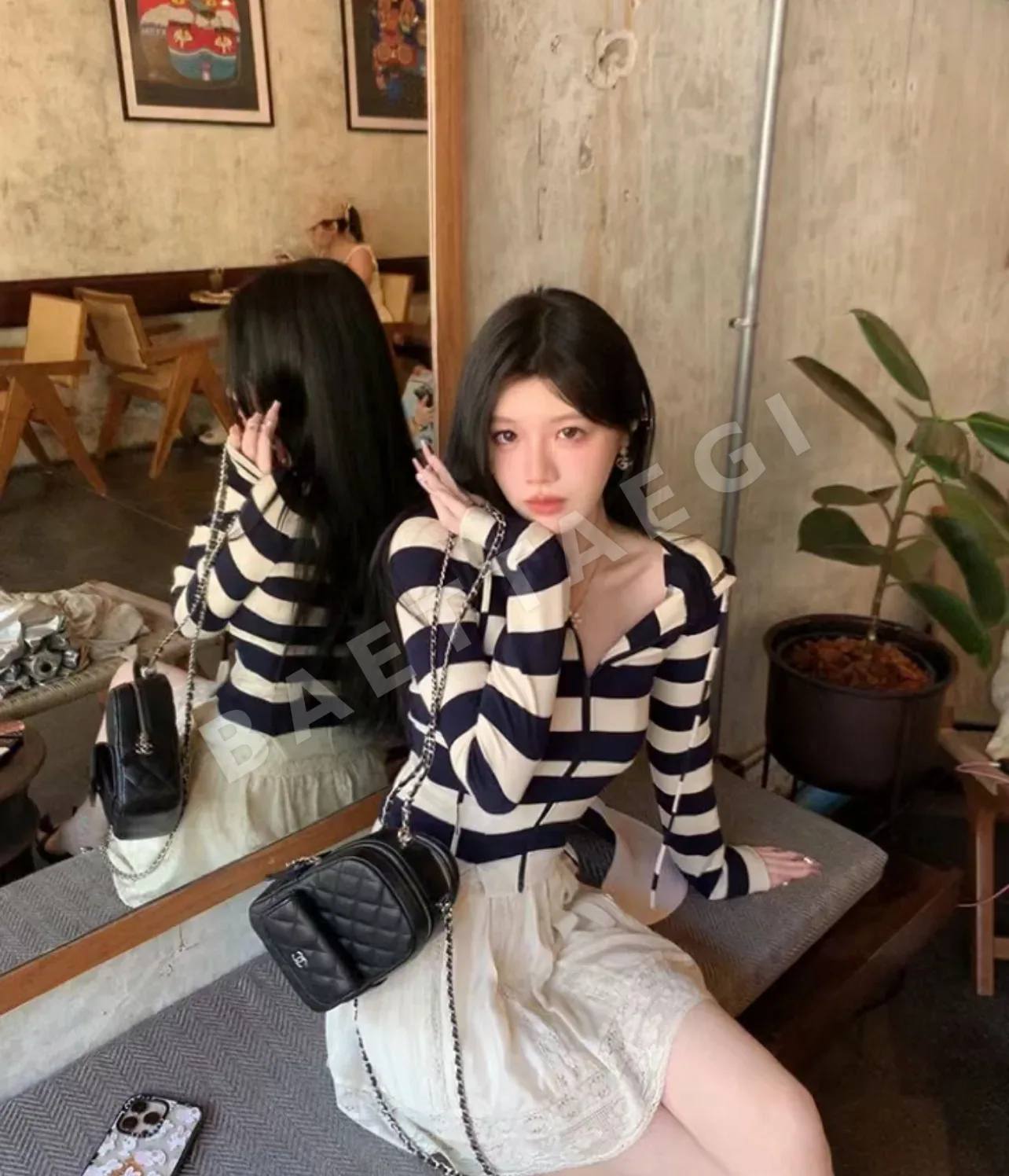 샤넬 소가죽 미니 백팩 상세 이미지 6
