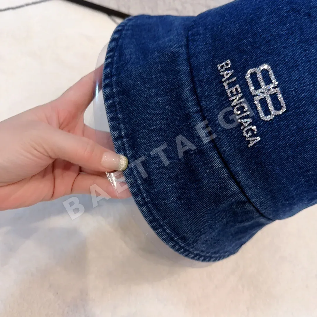 발렌시아가 데님 피셔맨 모자 상세 이미지 3