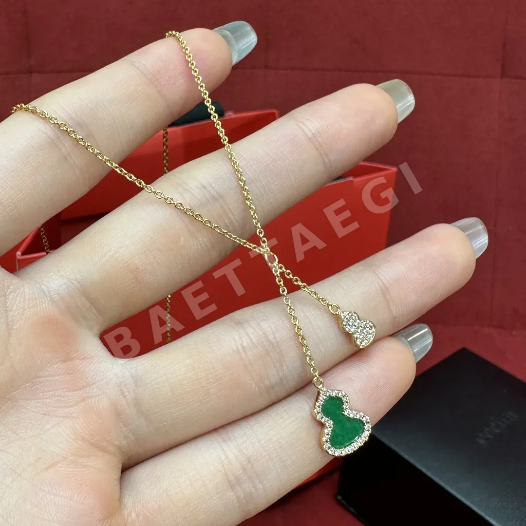 키린 쌍호박 장식 목걸이 178657