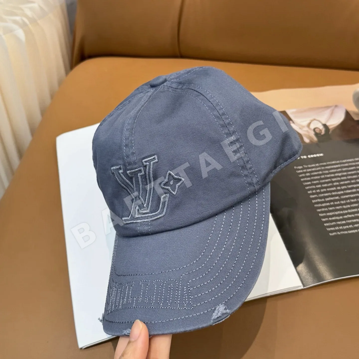 루이비통 자수 베이스볼 모자 상세 이미지 2