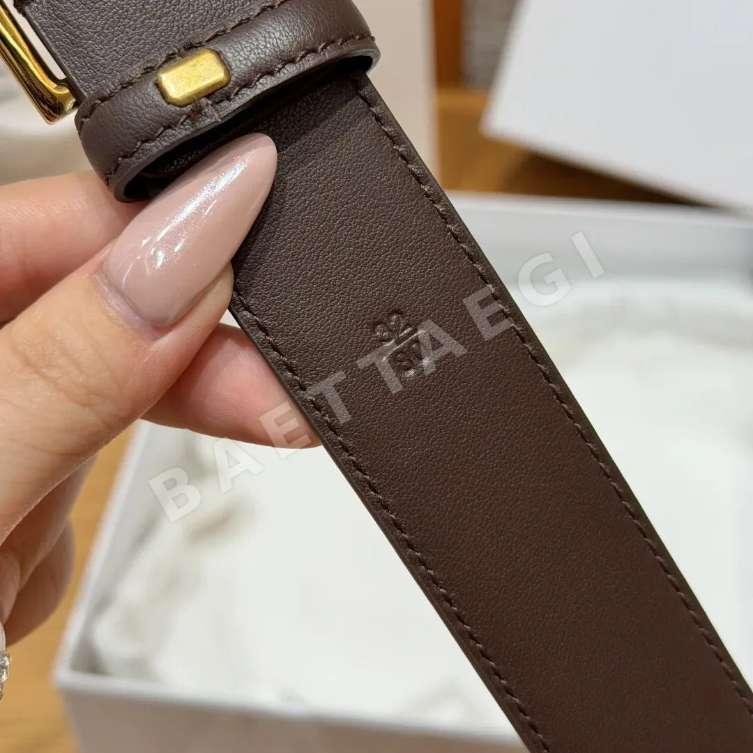 더로우 클래식 32mm 송아지가죽 벨트 상세 이미지 7
