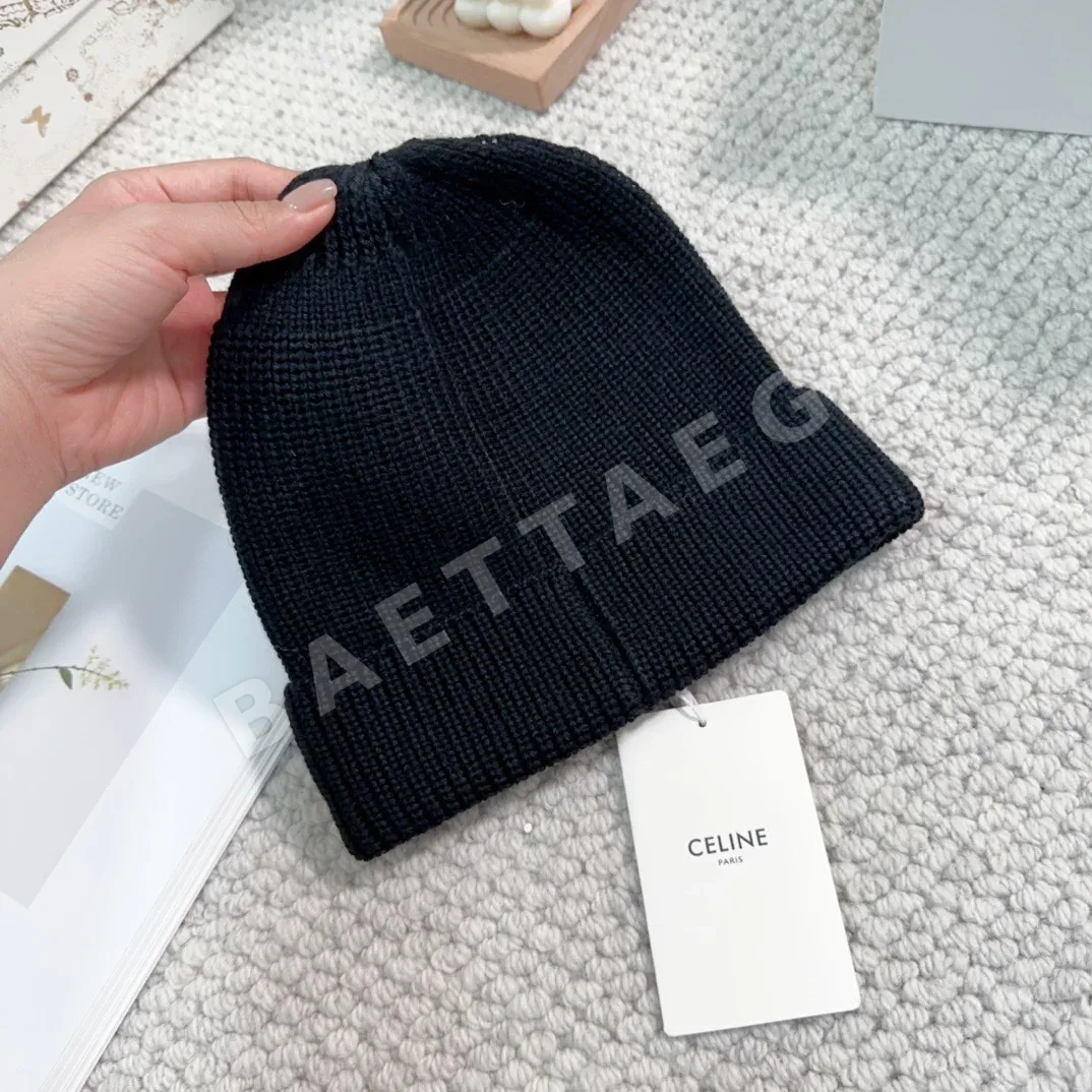 셀린느 울 니트 모자 상세 이미지 6