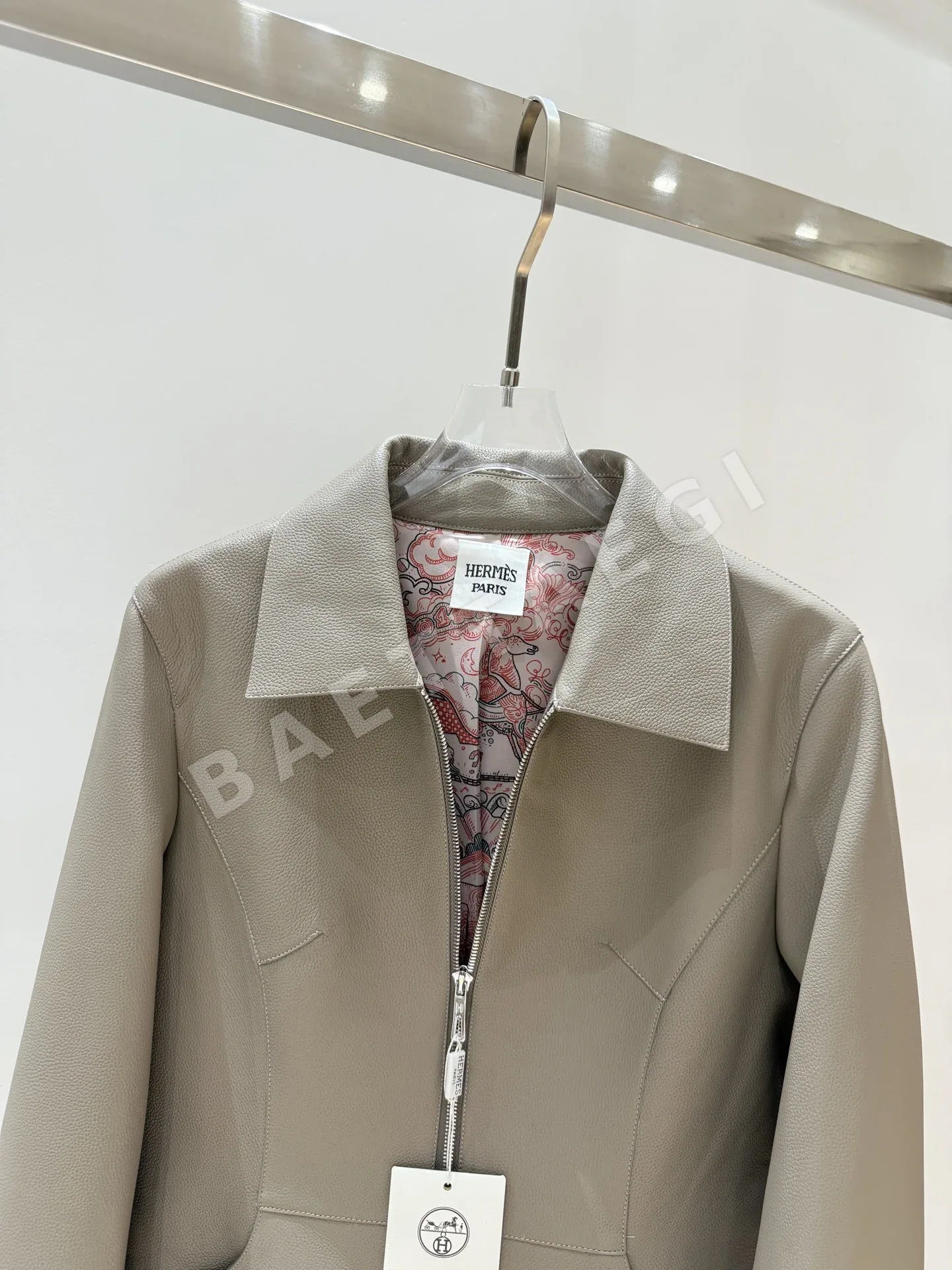에르메스 여성 염소가죽 자켓 상세 이미지 3
