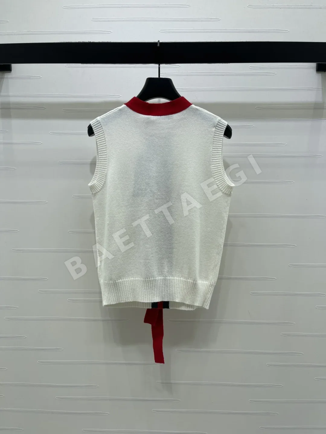 구찌 나비넥타이 울 니트 베스트 상세 이미지 8