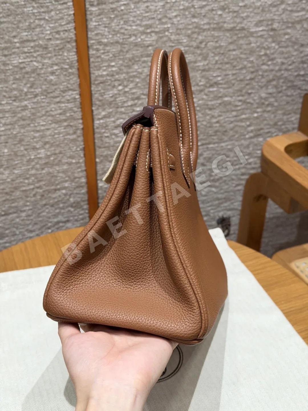 에르메스 버킨 25 토고 가방 상세 이미지 4