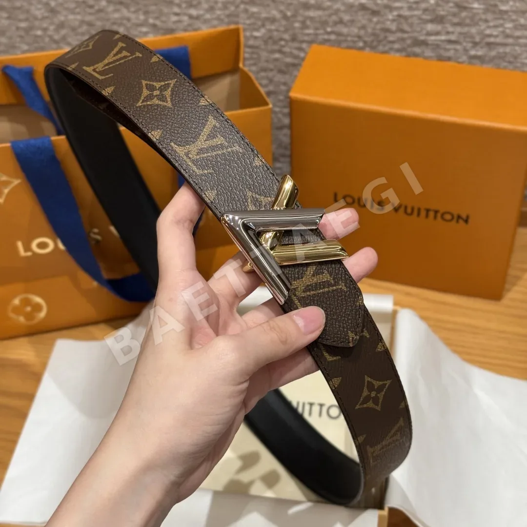 루이비통 모노그램 캔버스 리버시블 벨트 상세 이미지 4