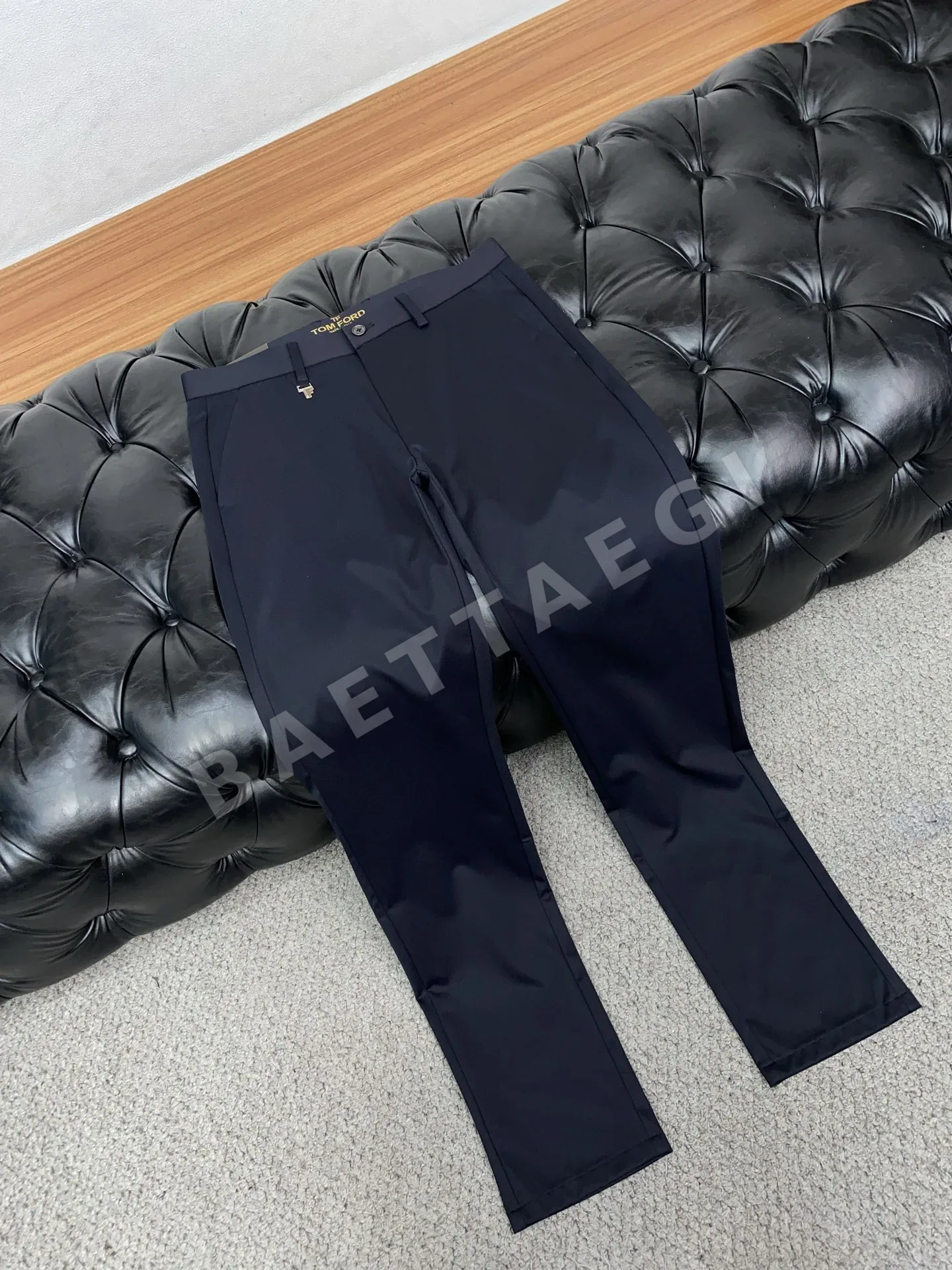 톰포드 린넨 코튼 남성 바지 상세 이미지 6