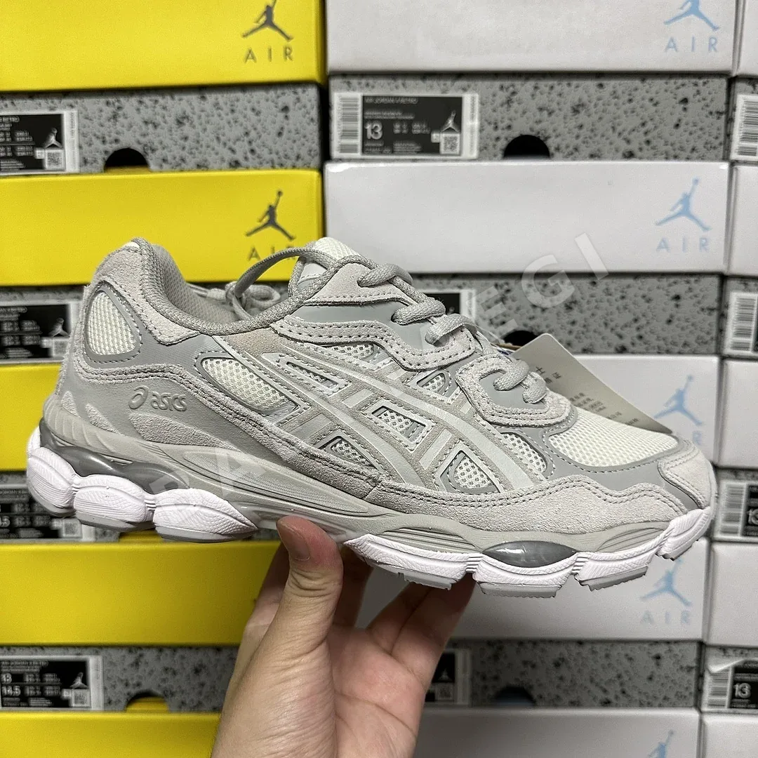 아식스 [M] 젤 NYC 1203A663-101 200485 Asics Gel-NYC Cream Cloud Grey 상세 이미지 3