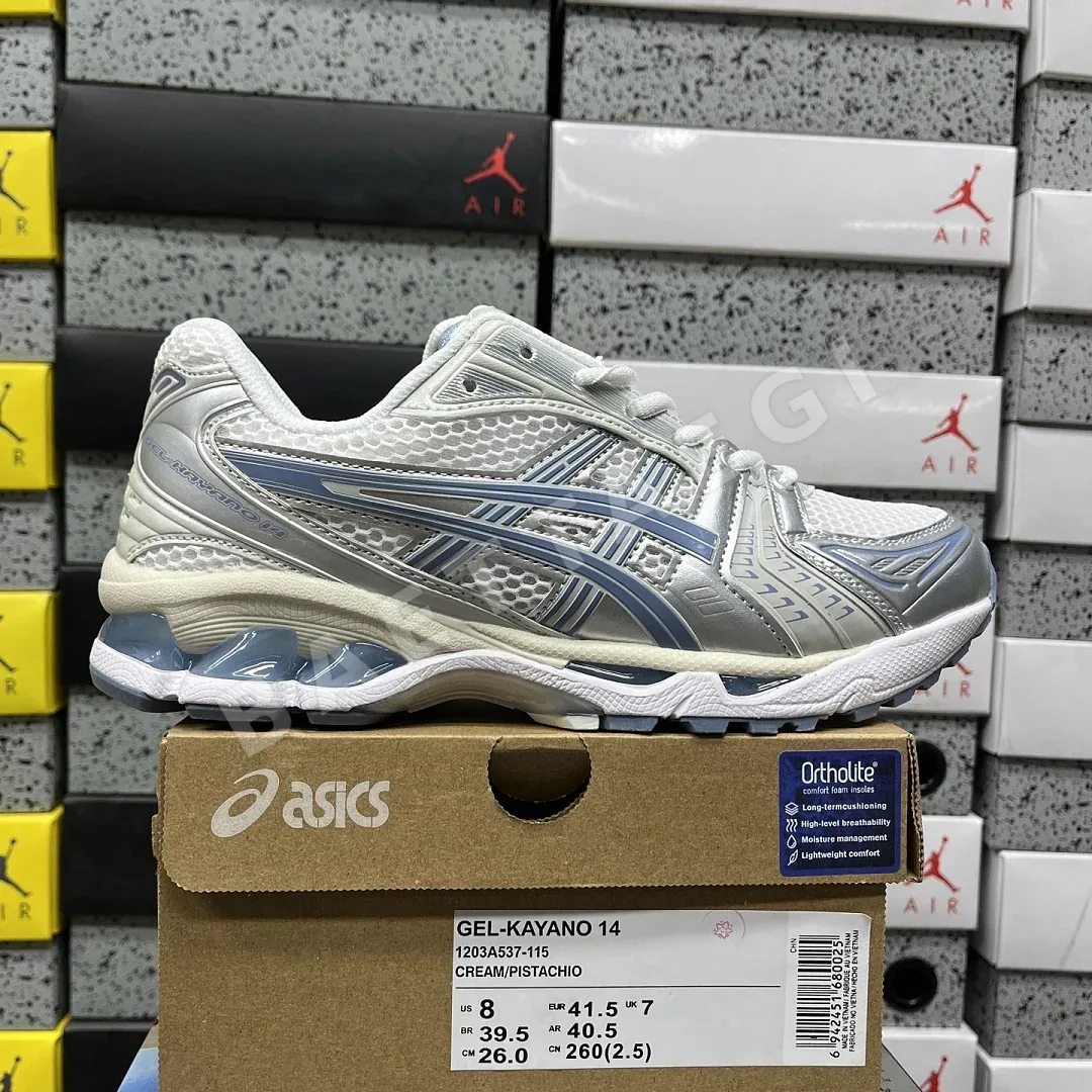 아식스 [LZ] 젤 카야노 14 1203A537-115 200609 Asics Gel-Kayano 14 White Light Navy