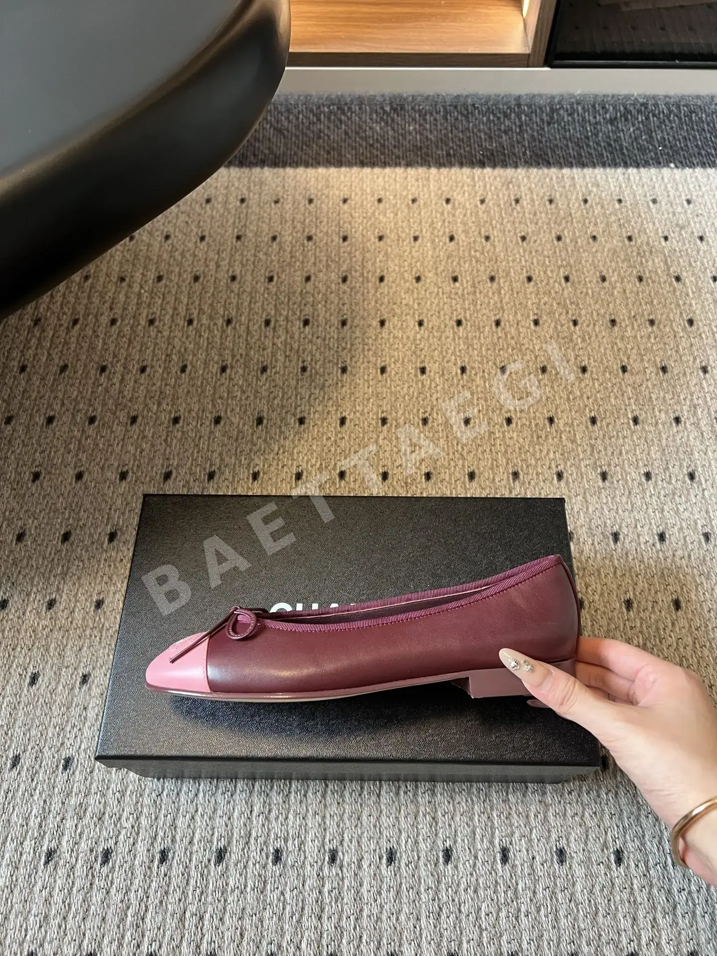 샤넬 발레리나 나비매듭 장식 상세 이미지 5