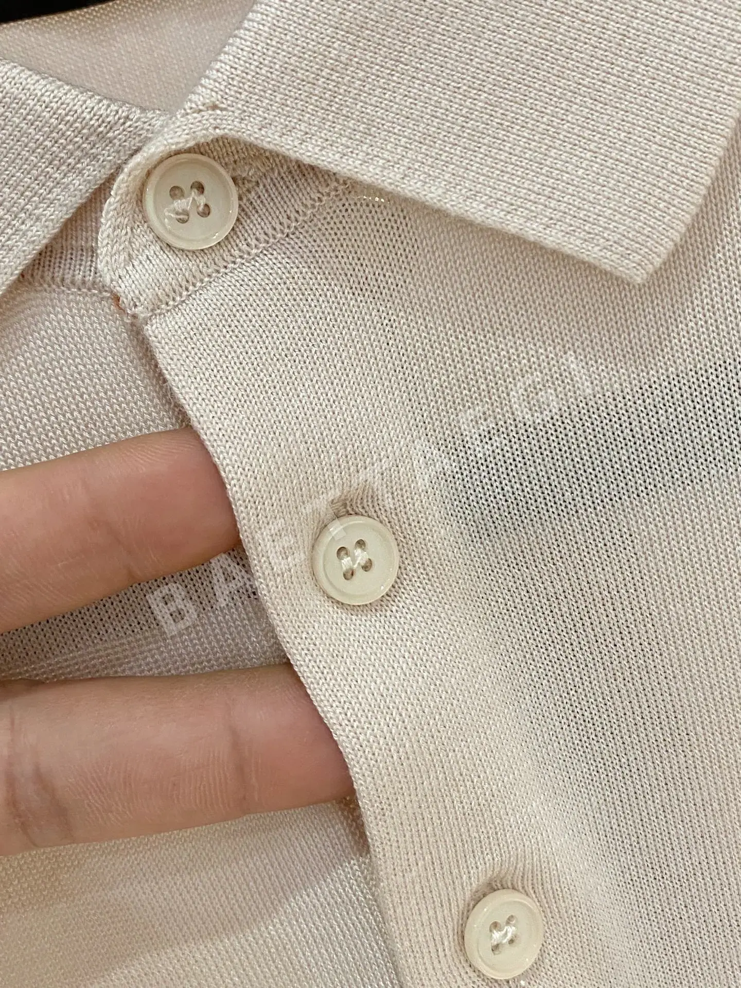 로로피아나 남성 린넨 혼방 반팔 티셔츠 상세 이미지 6