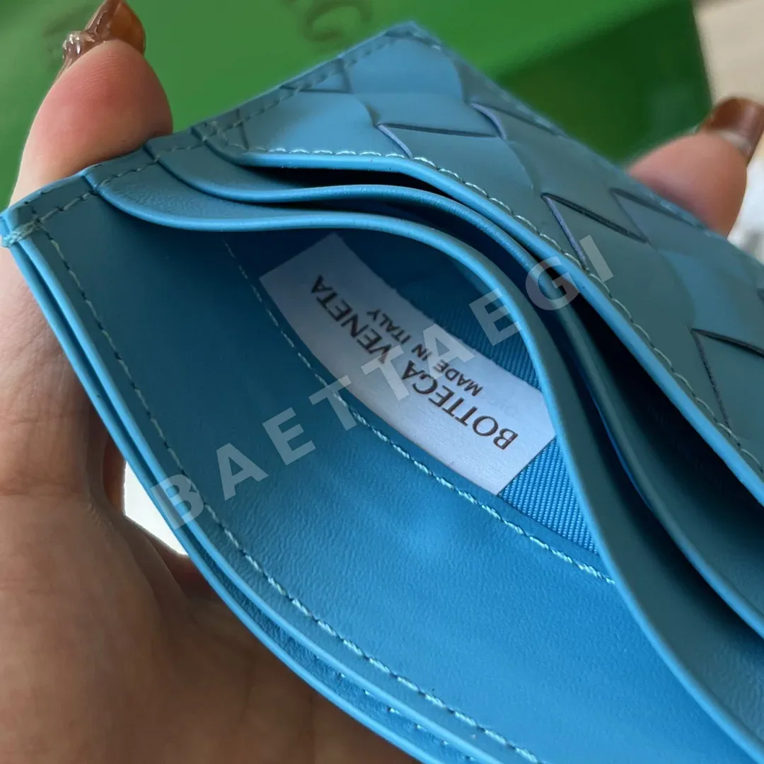 보테가베네타 우븐 컬러 블록 카드 지갑 4993 상세 이미지 8