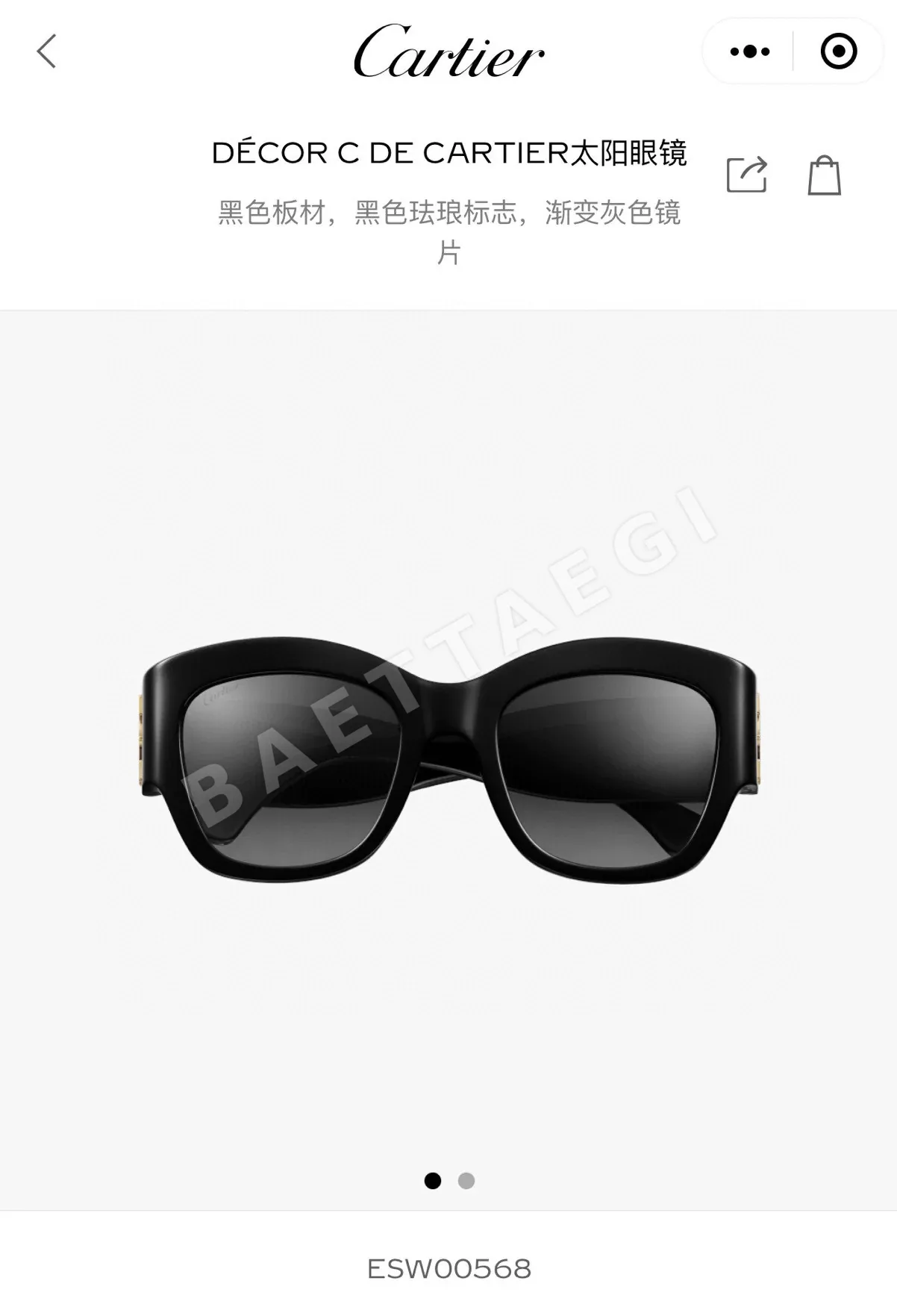 까르띠에 선글라스 72378 Cartier Sunglasses 상세 이미지 7