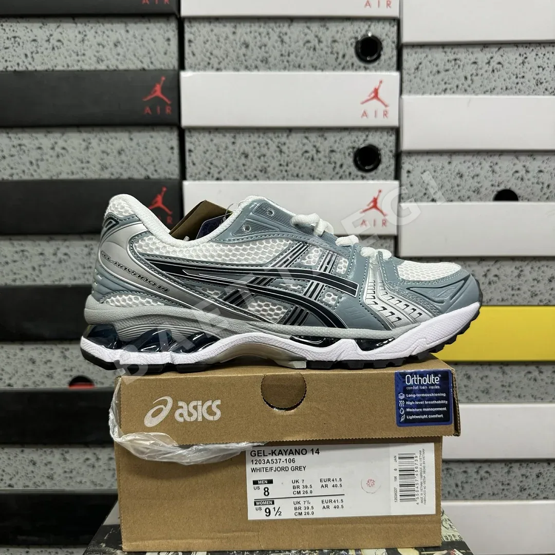 아식스 [LZ] 젤 카야노 14 1203A537-106 200588 Asics Gel-Kayano 14 White Fjord Grey