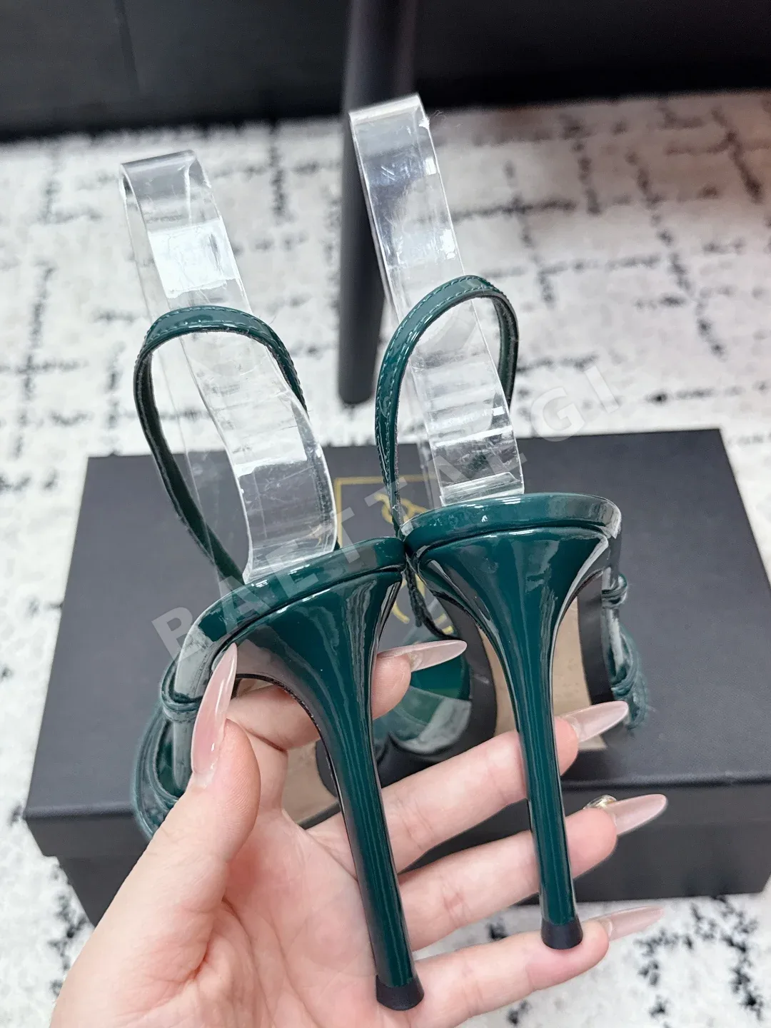 알레비 스트랩 하이힐 뮬 상세 이미지 8