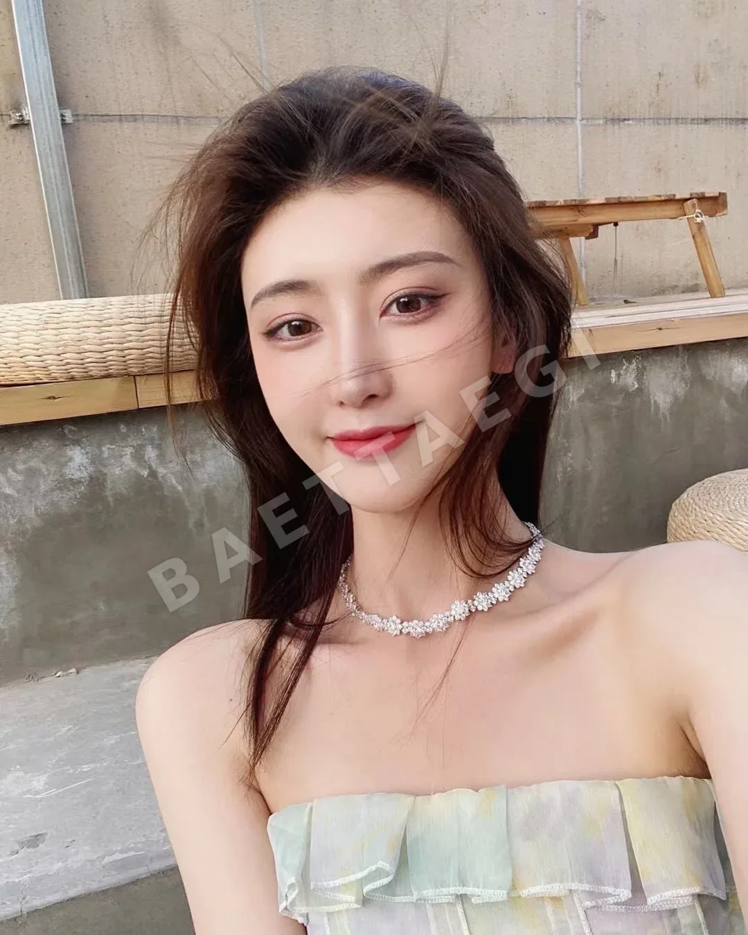 해리윈스턴 해바라기 모티브 실버 목걸이 상세 이미지 3