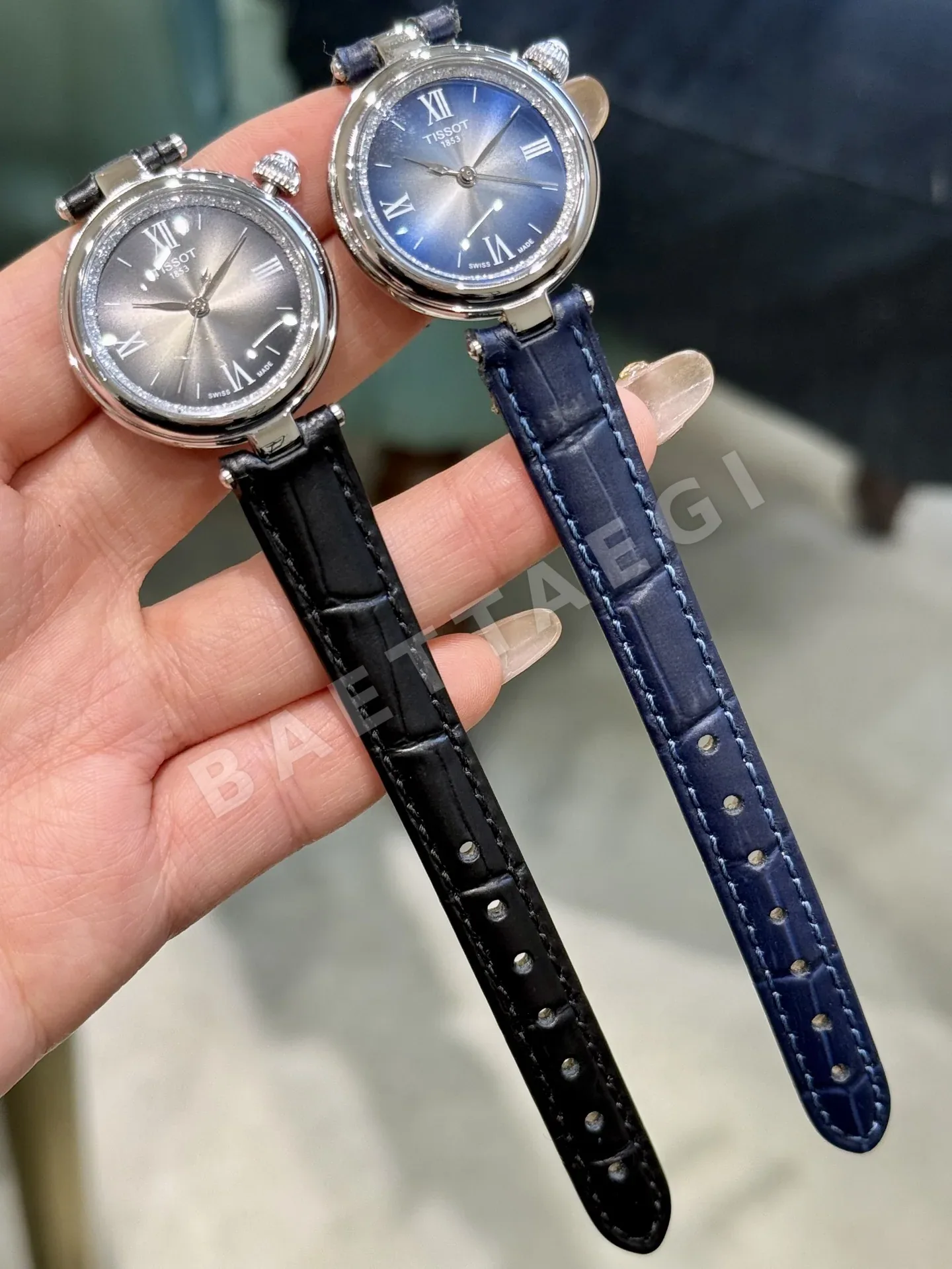 티쏘 T152 316 L 스틸 사파이어 쿼츠 여성 시계 레플리카 45553 Tissot 상세 이미지 9