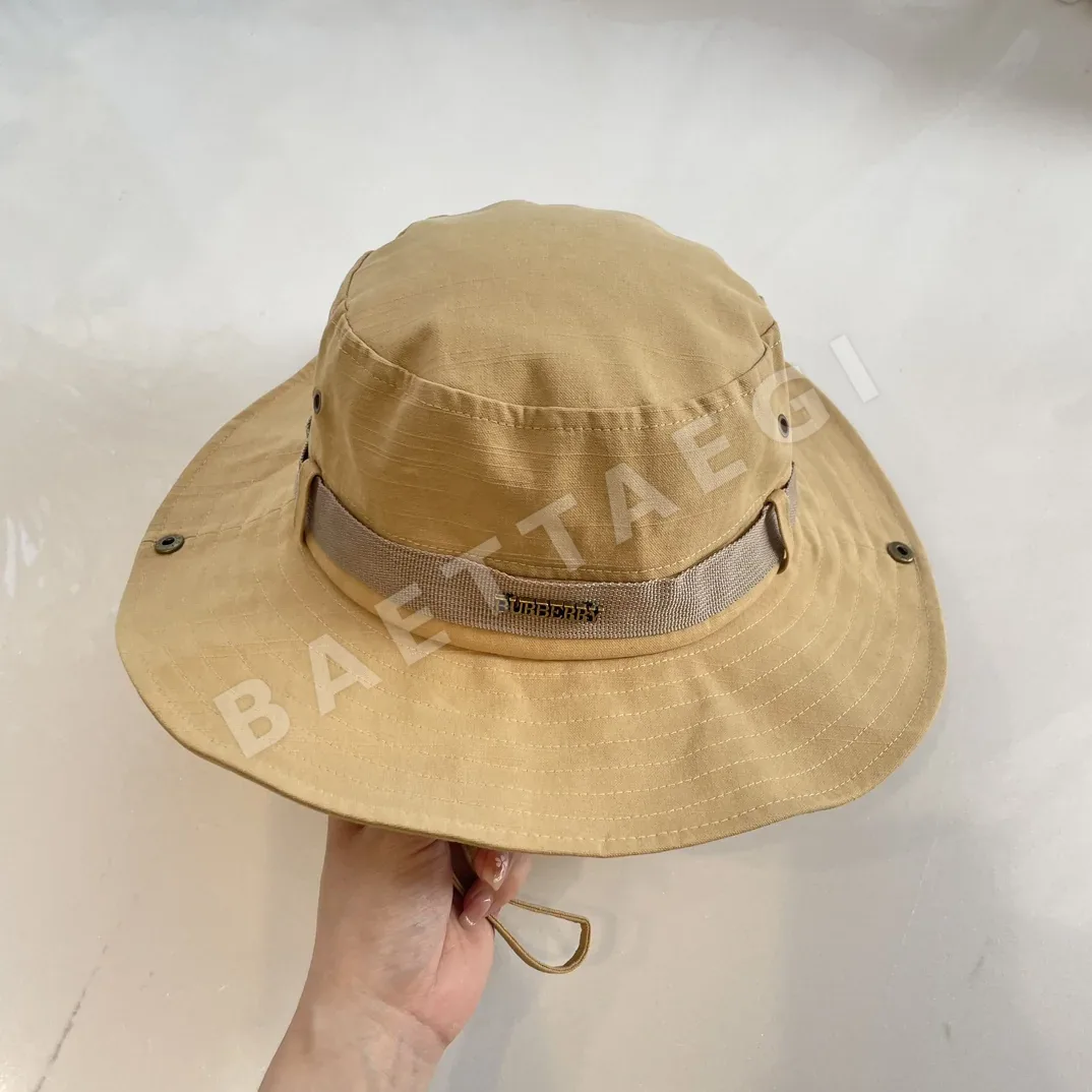 버버리 린넨 혼방 버킷햇 상세 이미지 3