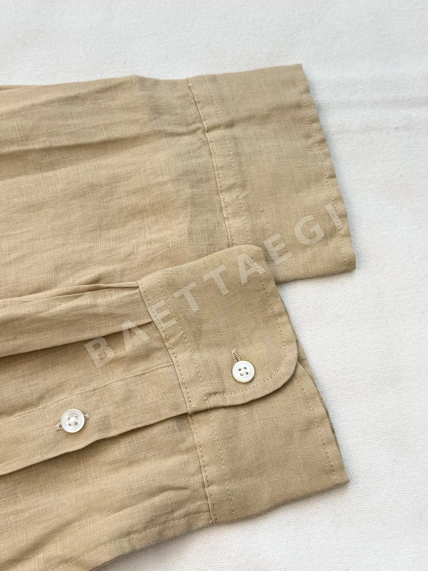 폴로 린넨 작은 포니 로고 남성 긴팔 셔츠 상세 이미지 7