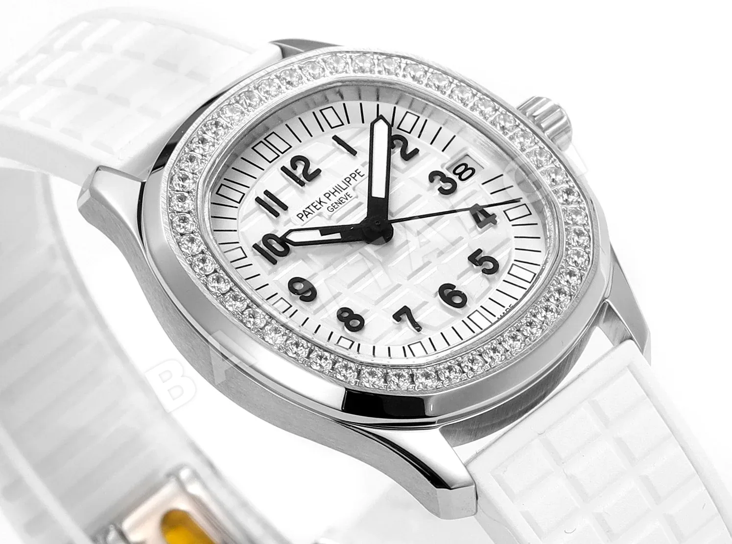 파텍필립 아쿠아넛 다이아 자동 스틸 여성용 JBL 공장 레플리카 44175 Patek Philippe 상세 이미지 4