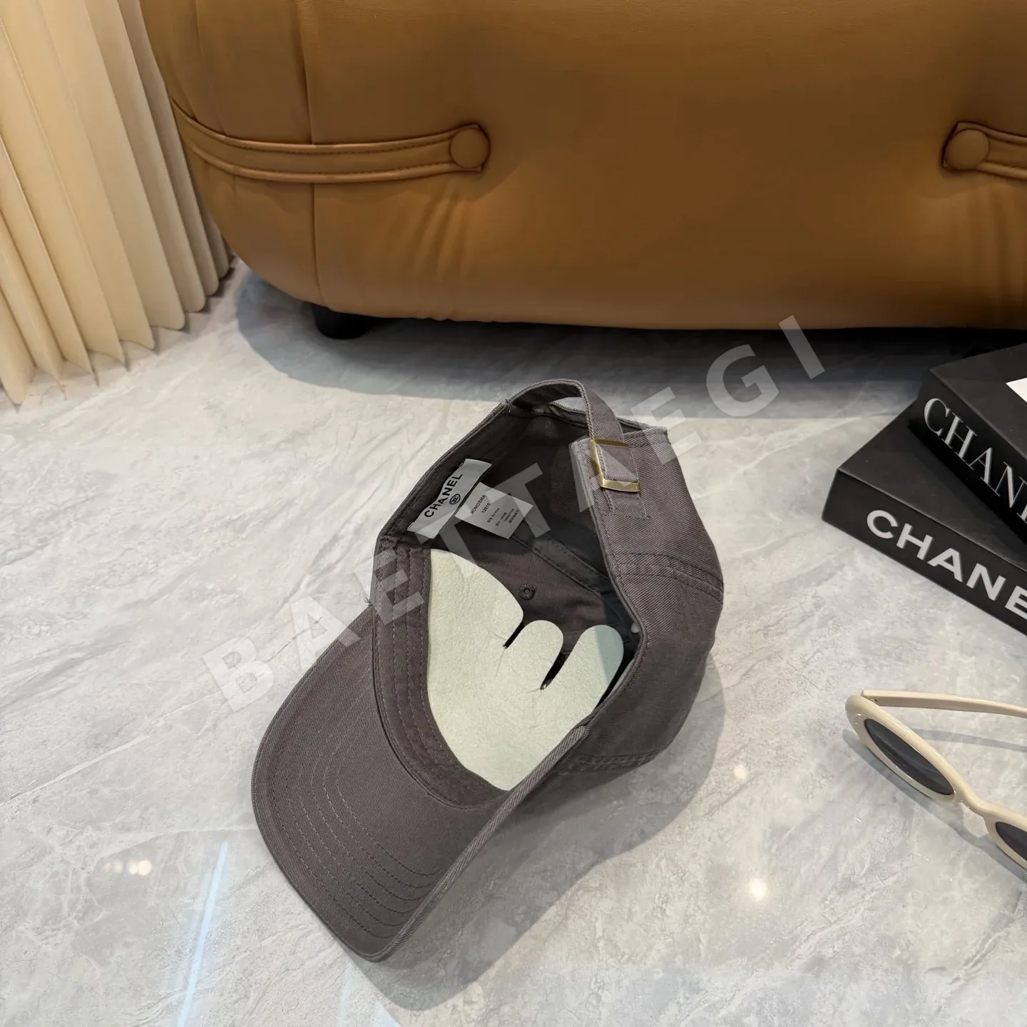 샤넬 로고 베이스볼 캡 상세 이미지 4