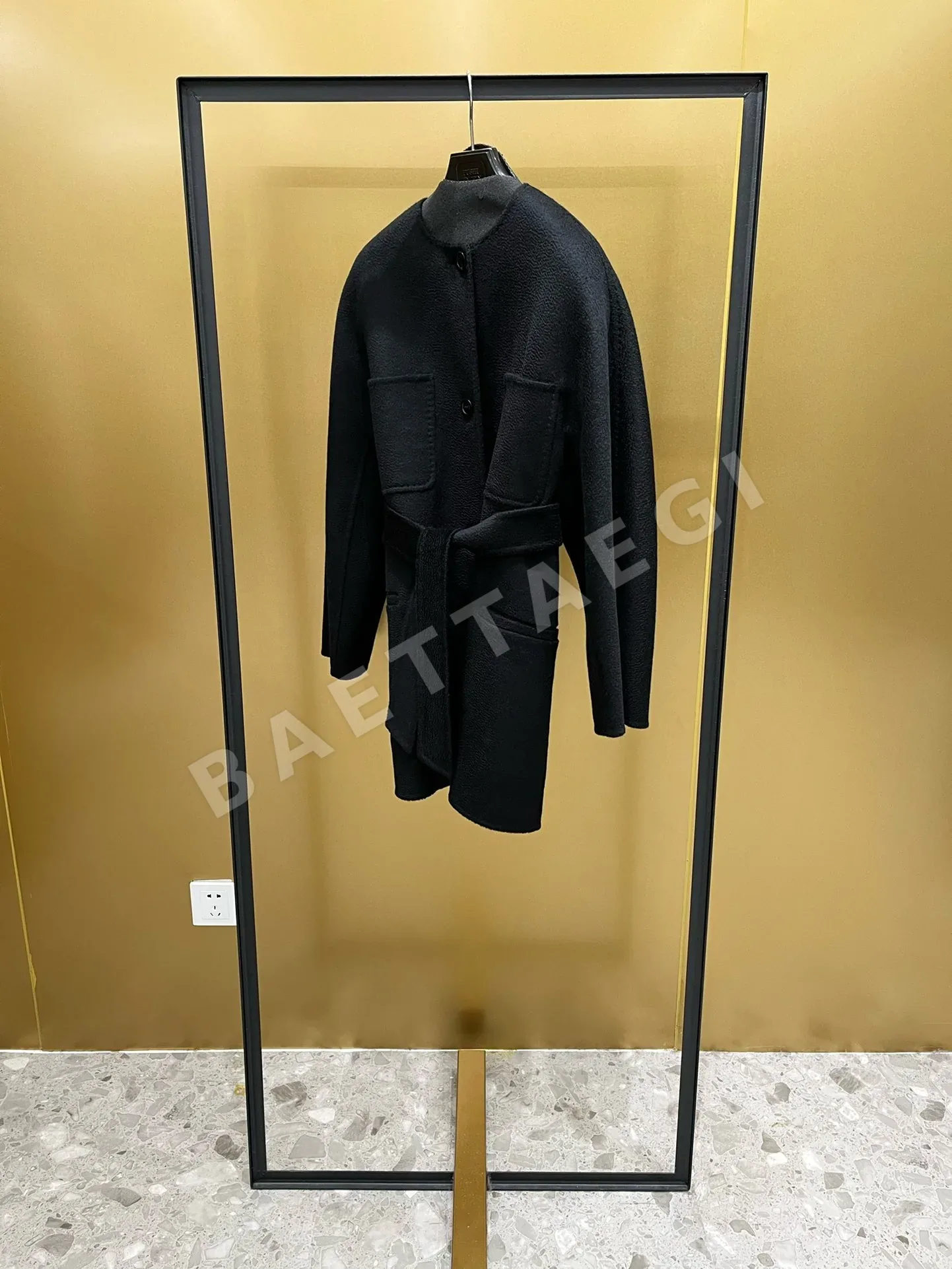 막스마라 알바타 캐시미어 라운드넥 숏 코트 자켓 상세 이미지 2