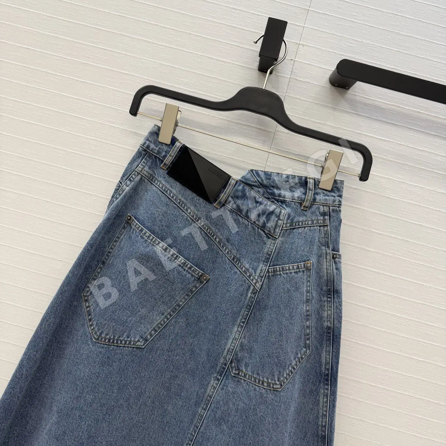 로에베 데님 미디 스커트 상세 이미지 8