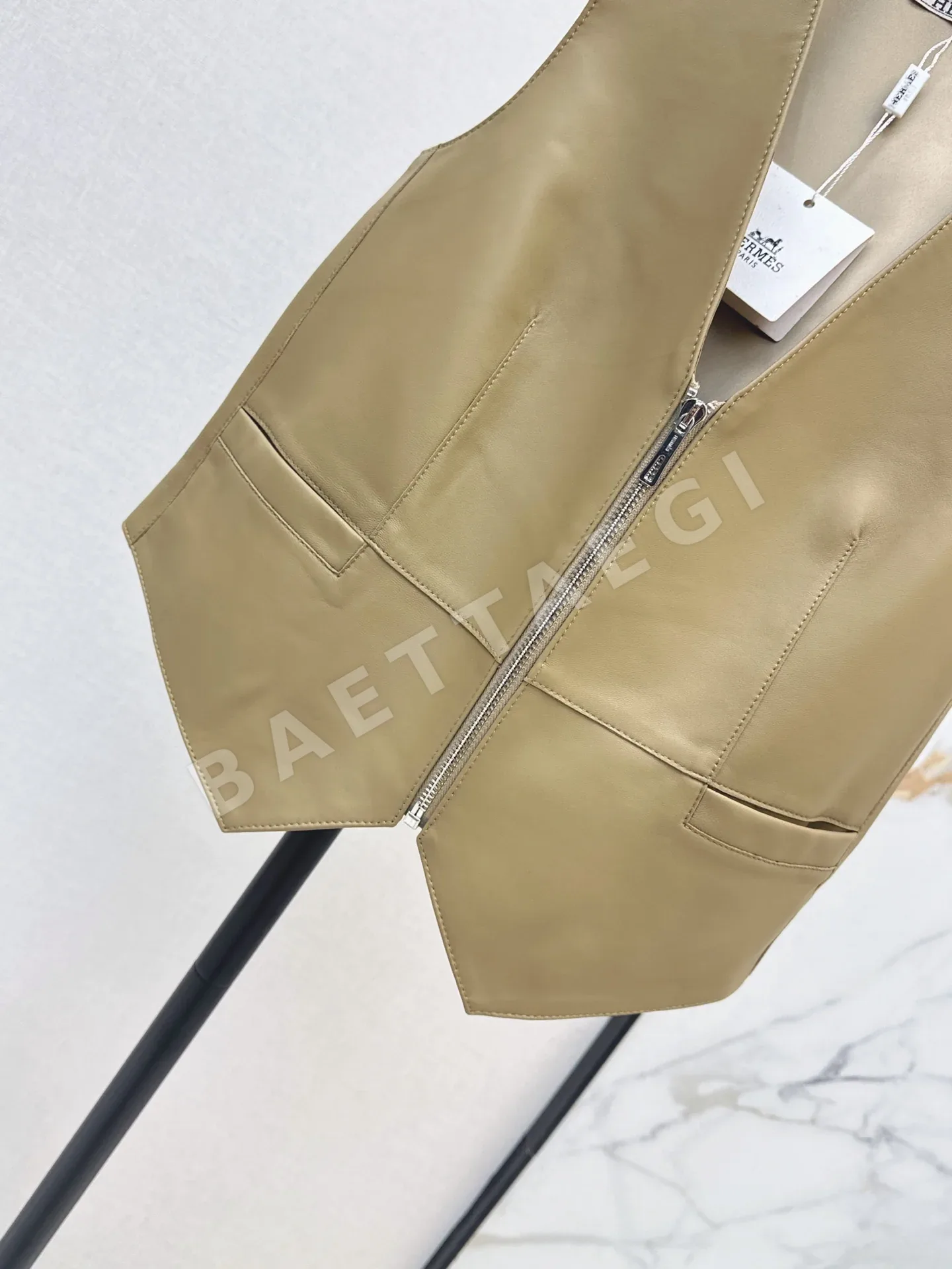 에르메스 승마풍 램스킨 여성 조끼 상세 이미지 6