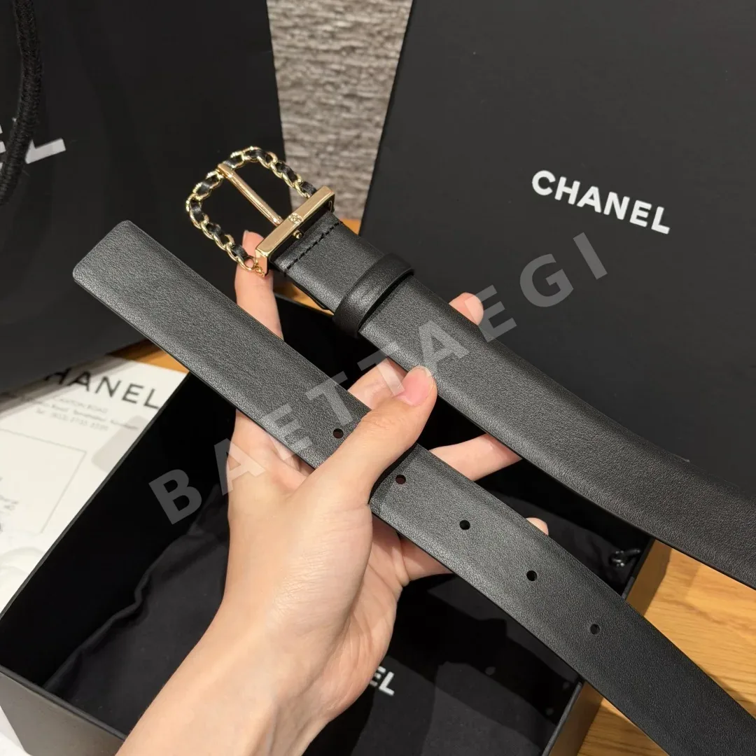 샤넬 카프스킨 메탈 벨트 상세 이미지 6