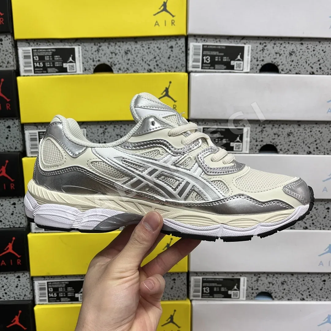 아식스 [M] 젤 NYC 1203A805-101 200492 Asics Gel-NYC Cream Pure Silver 상세 이미지 9