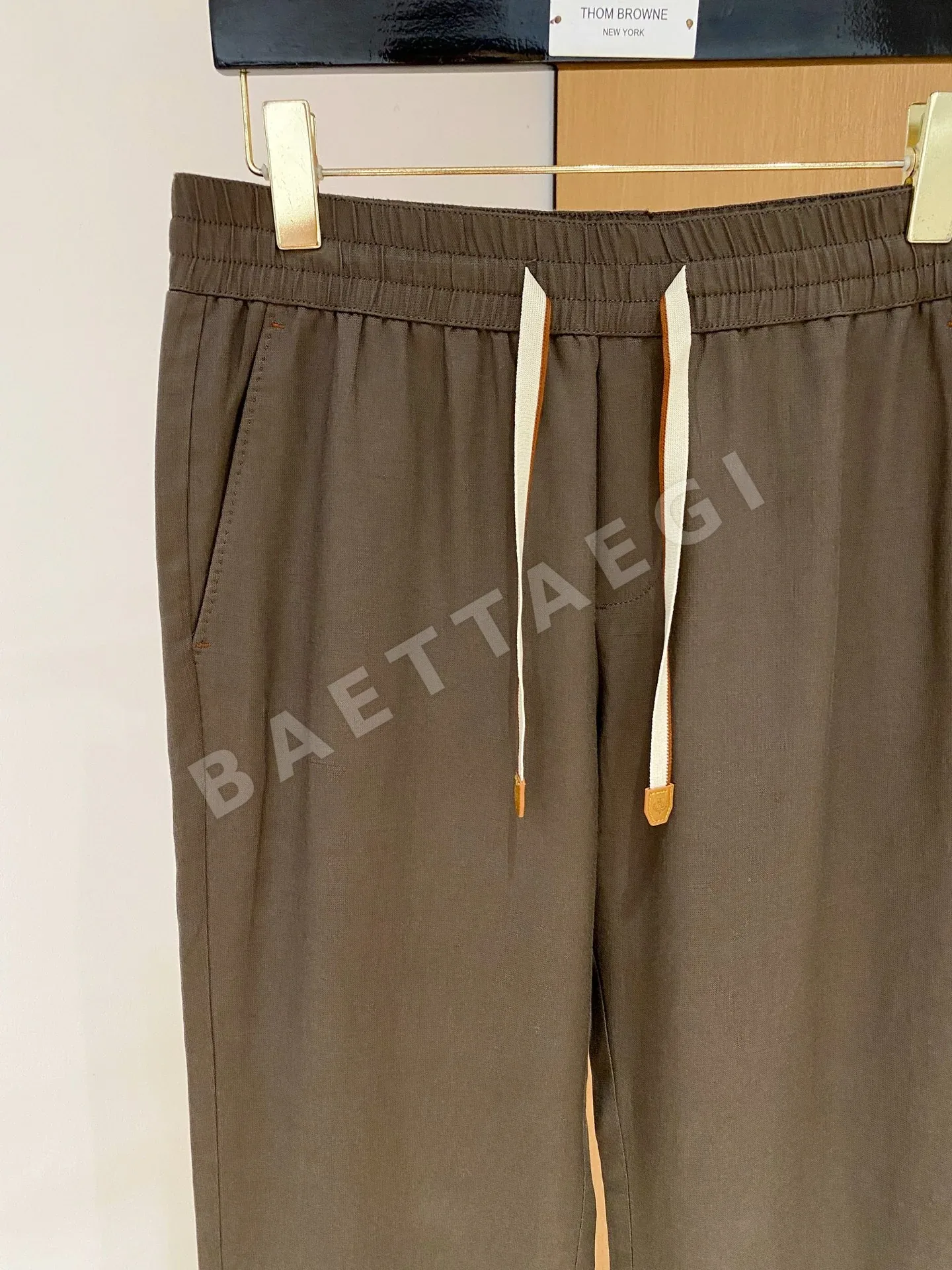 로로피아나 린넨 혼방 남성 바지 상세 이미지 7