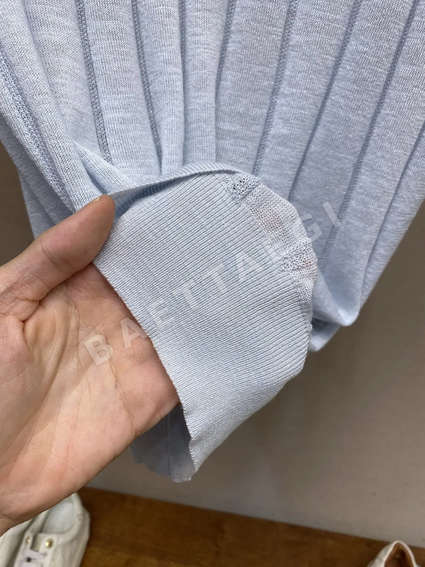 로로피아나 남성 린넨 혼방 반팔 티셔츠 상세 이미지 7
