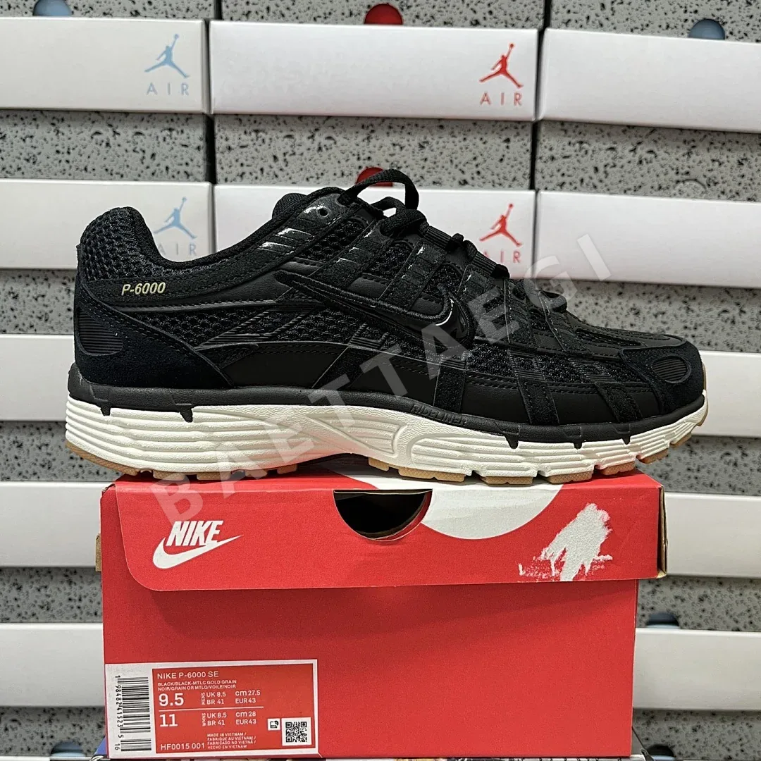 나이키 [PE] P 6000 HF0015-001 201197 Nike P-6000 Suede Anthracite Metallic Silver