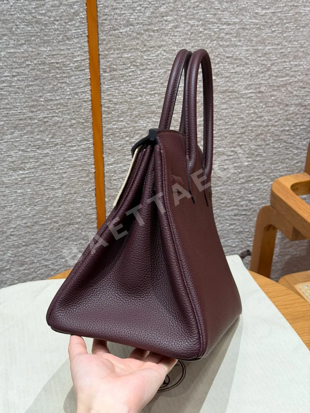 에르메스 버킨 30 새들레드 토고 가방 상세 이미지 4