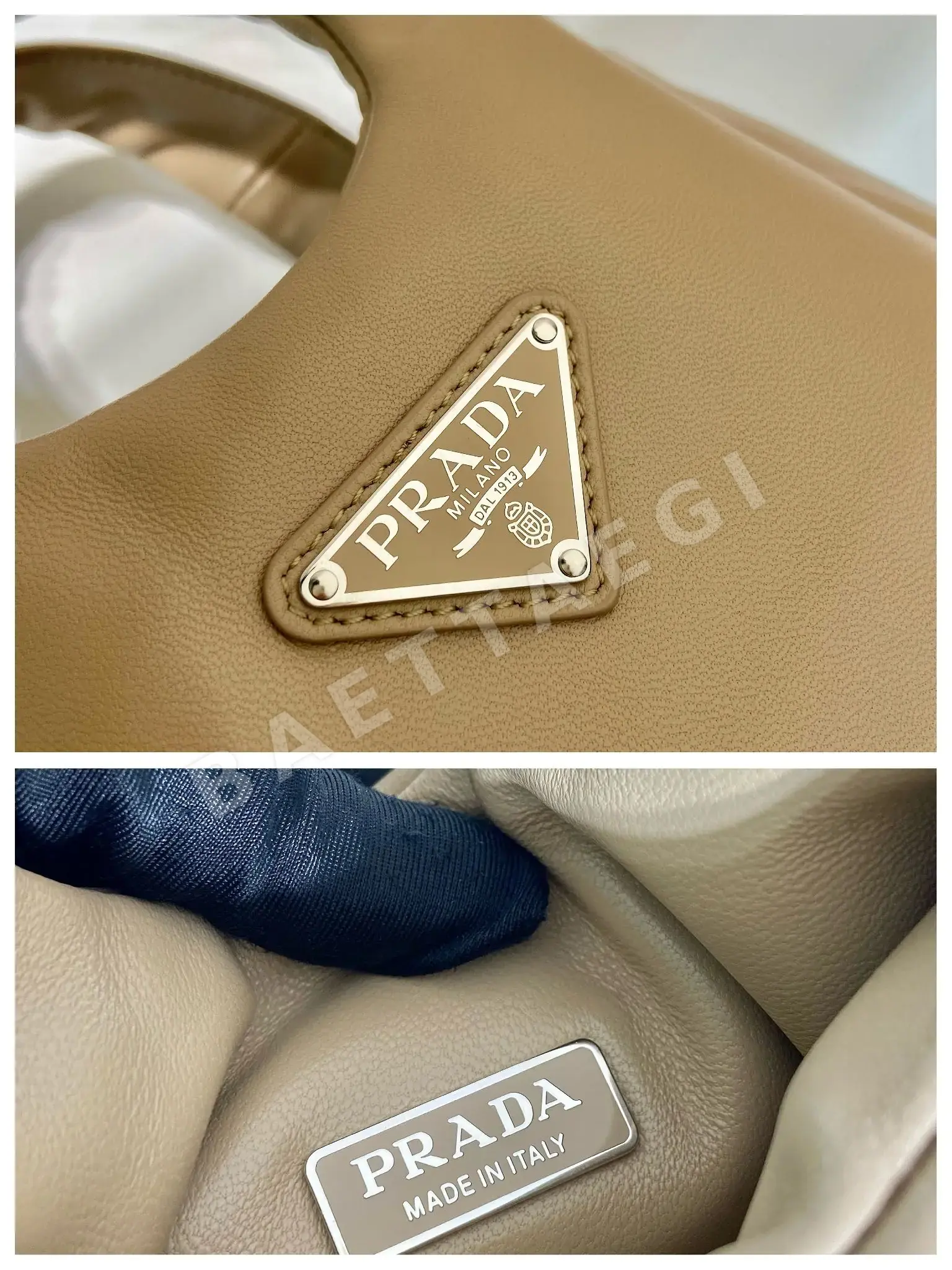프라다 램스킨 쇼핑 바구니 핸드백 1BA359 상세 이미지 9