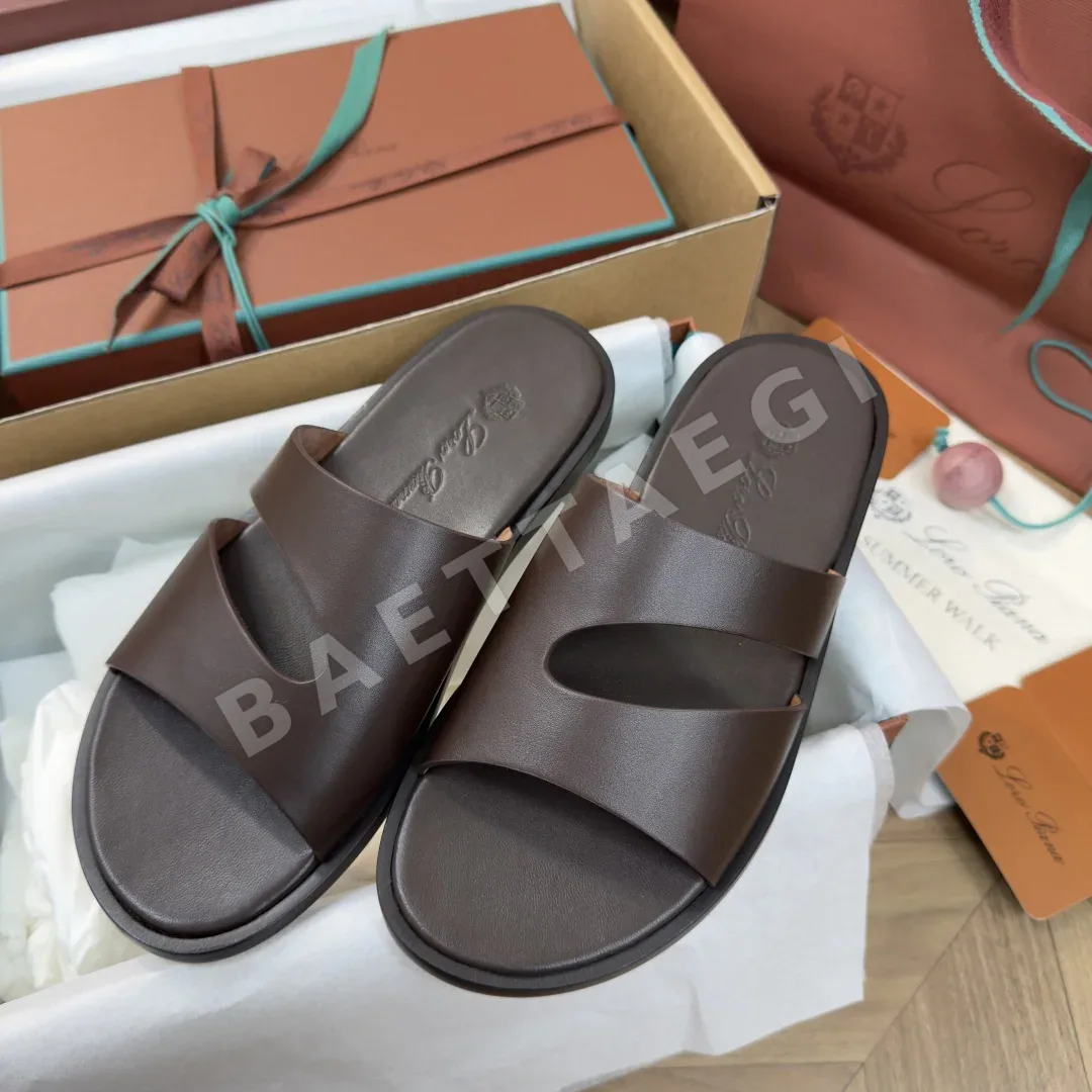 로로피아나 Pilat Plain Walk 가죽 샌들 남성화 상세 이미지 2